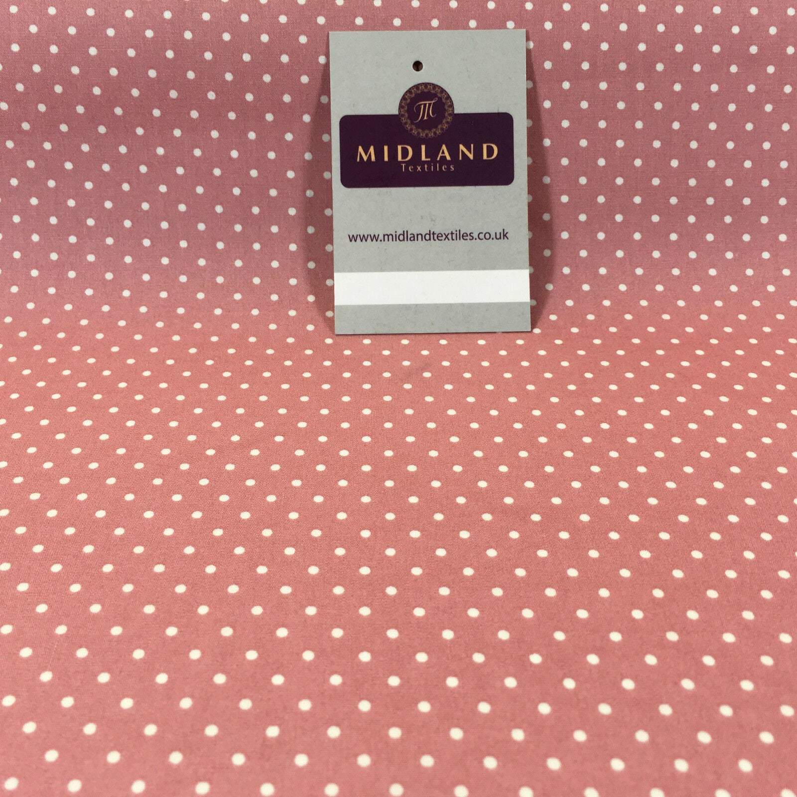 Mini 2mm Polka Dot 100% Cotton Poplin mask Fabric 44' M20 Mtex