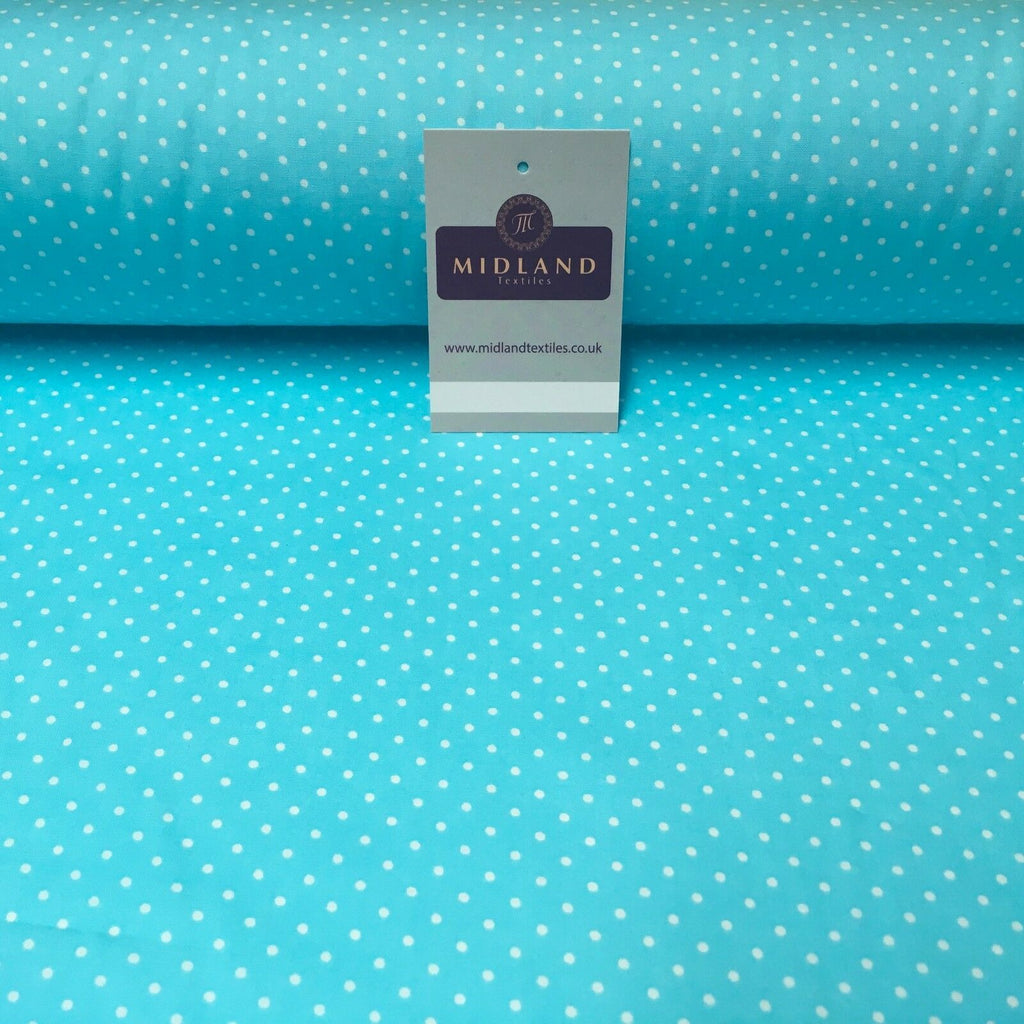 Mini 2mm Polka Dot 100% Cotton Poplin mask Fabric 44