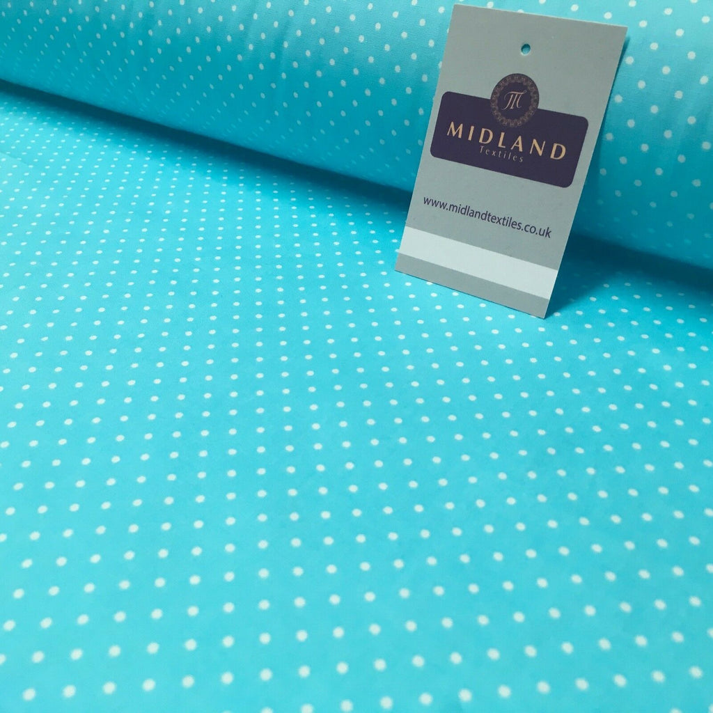 Mini 2mm Polka Dot 100% Cotton Poplin mask Fabric 44