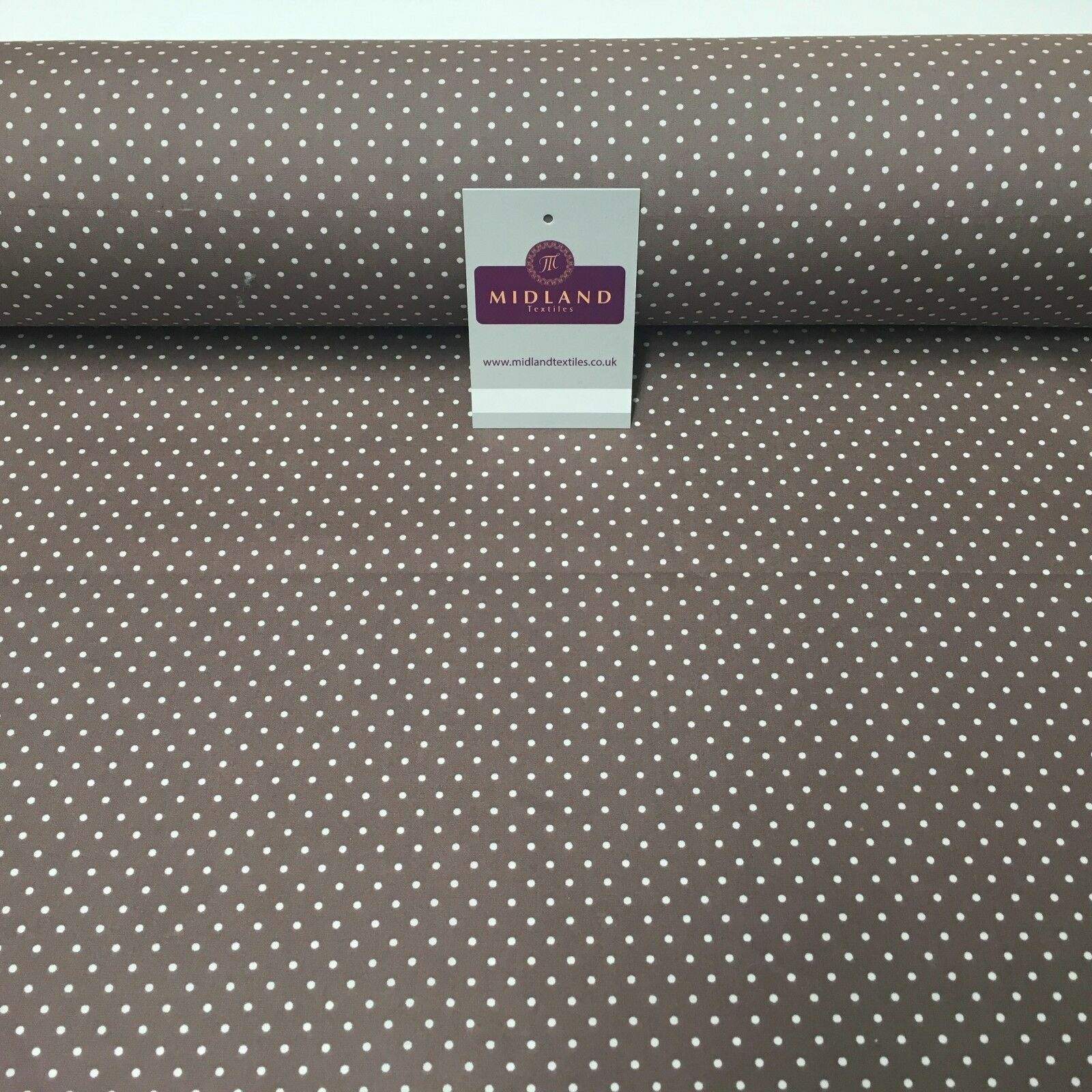 Mini 2mm Polka Dot 100% Cotton Poplin mask Fabric 44' M20 Mtex