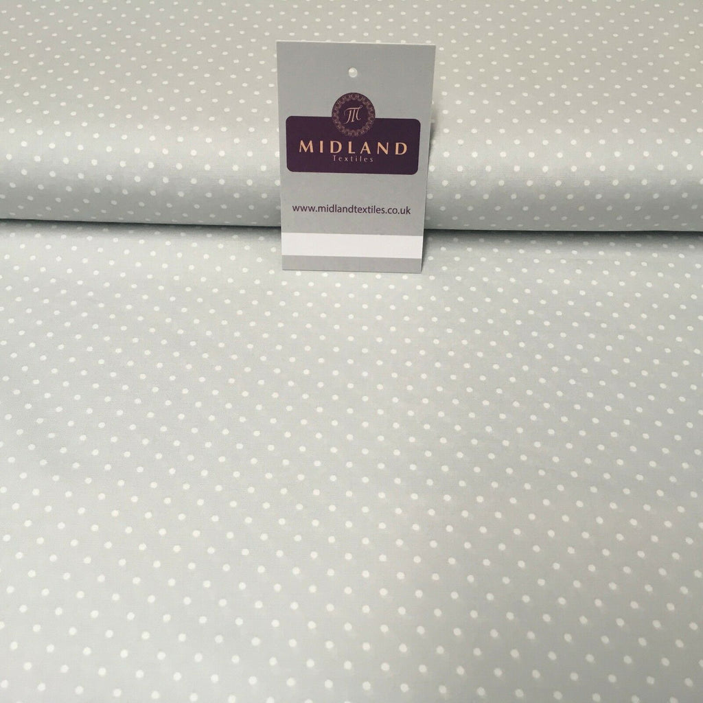 Mini 2mm Polka Dot 100% Cotton Poplin mask Fabric 44