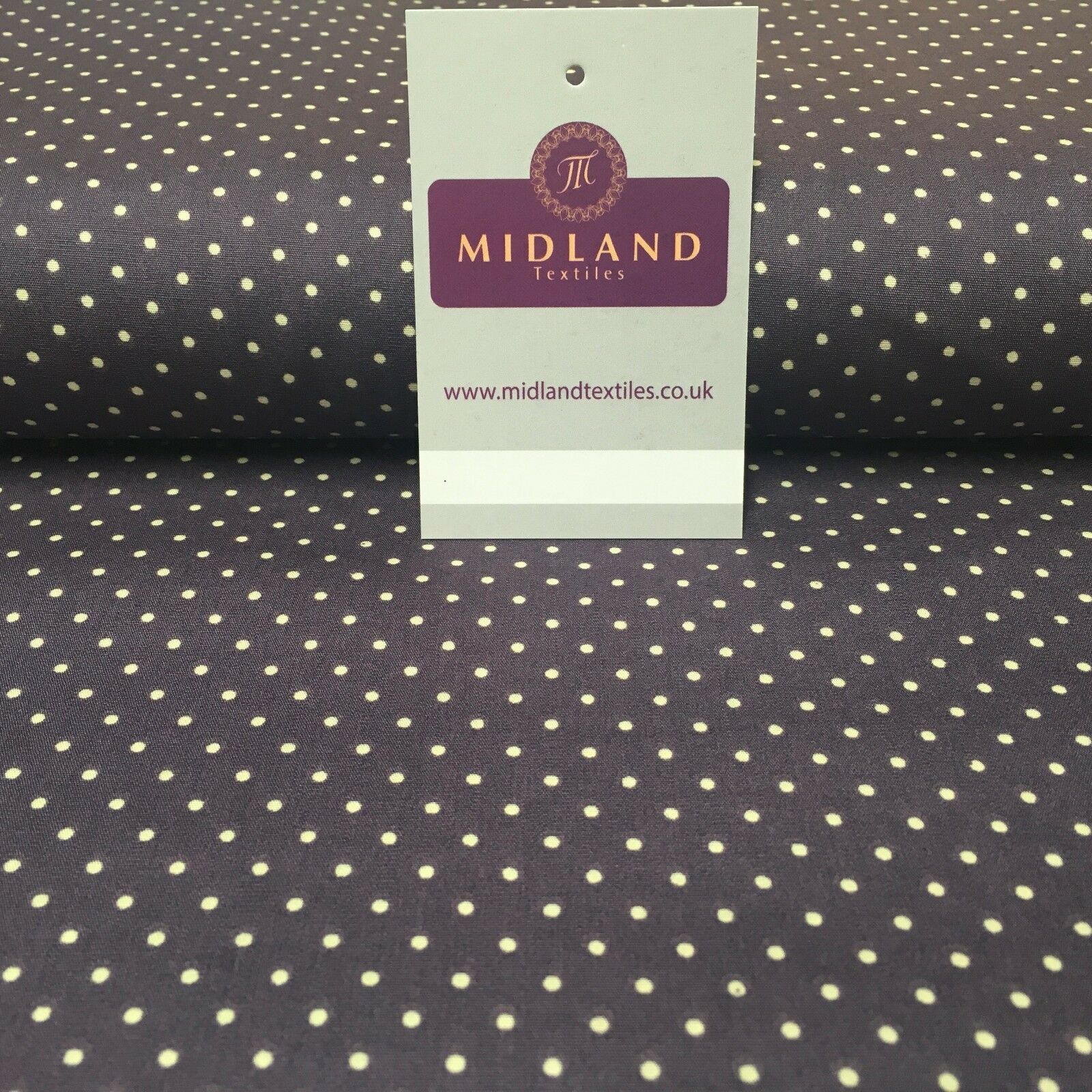 Mini 2mm Polka Dot 100% Cotton Poplin mask Fabric 44' M20 Mtex