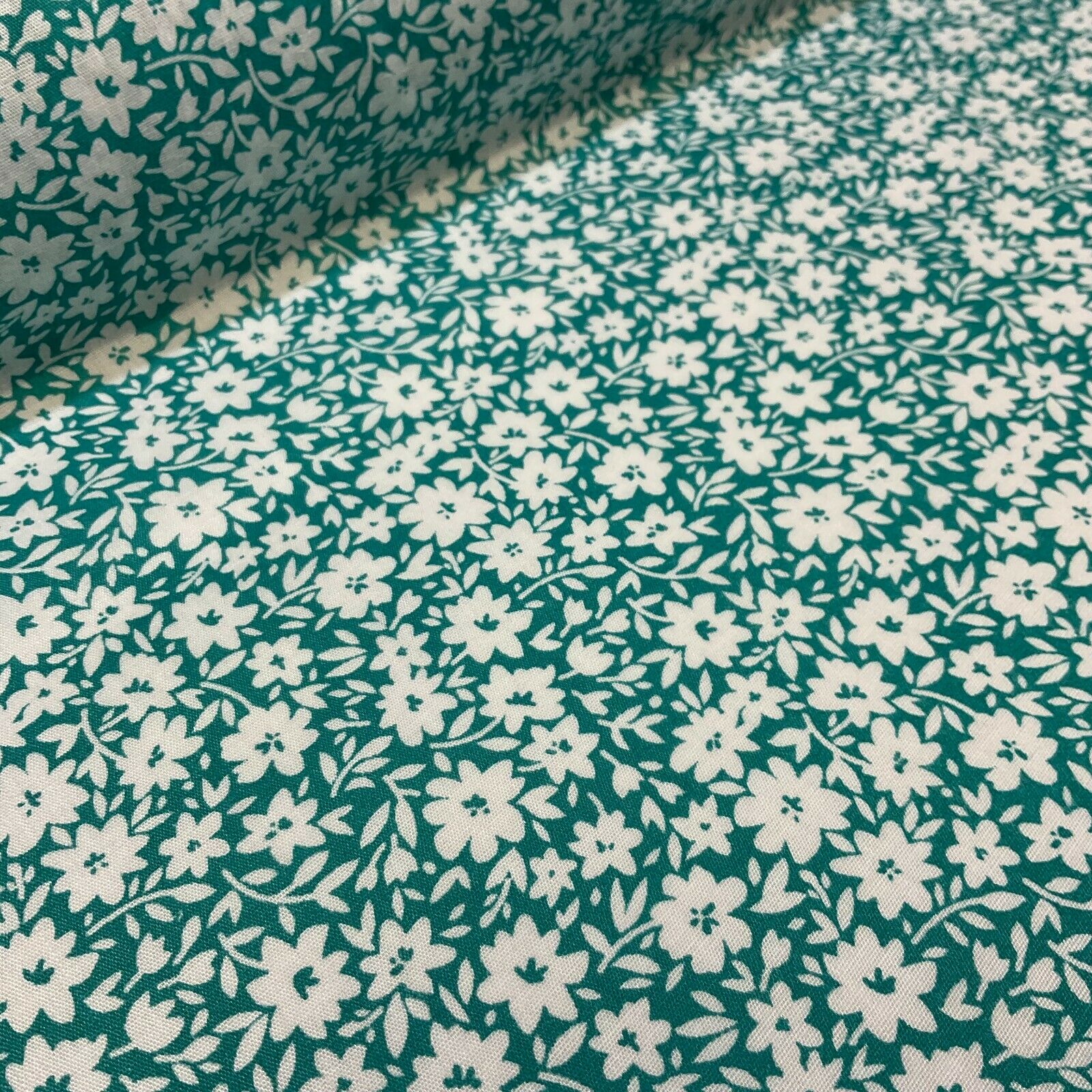 Small Floral ditsy Poly cotton printed lightweight fabric M1615