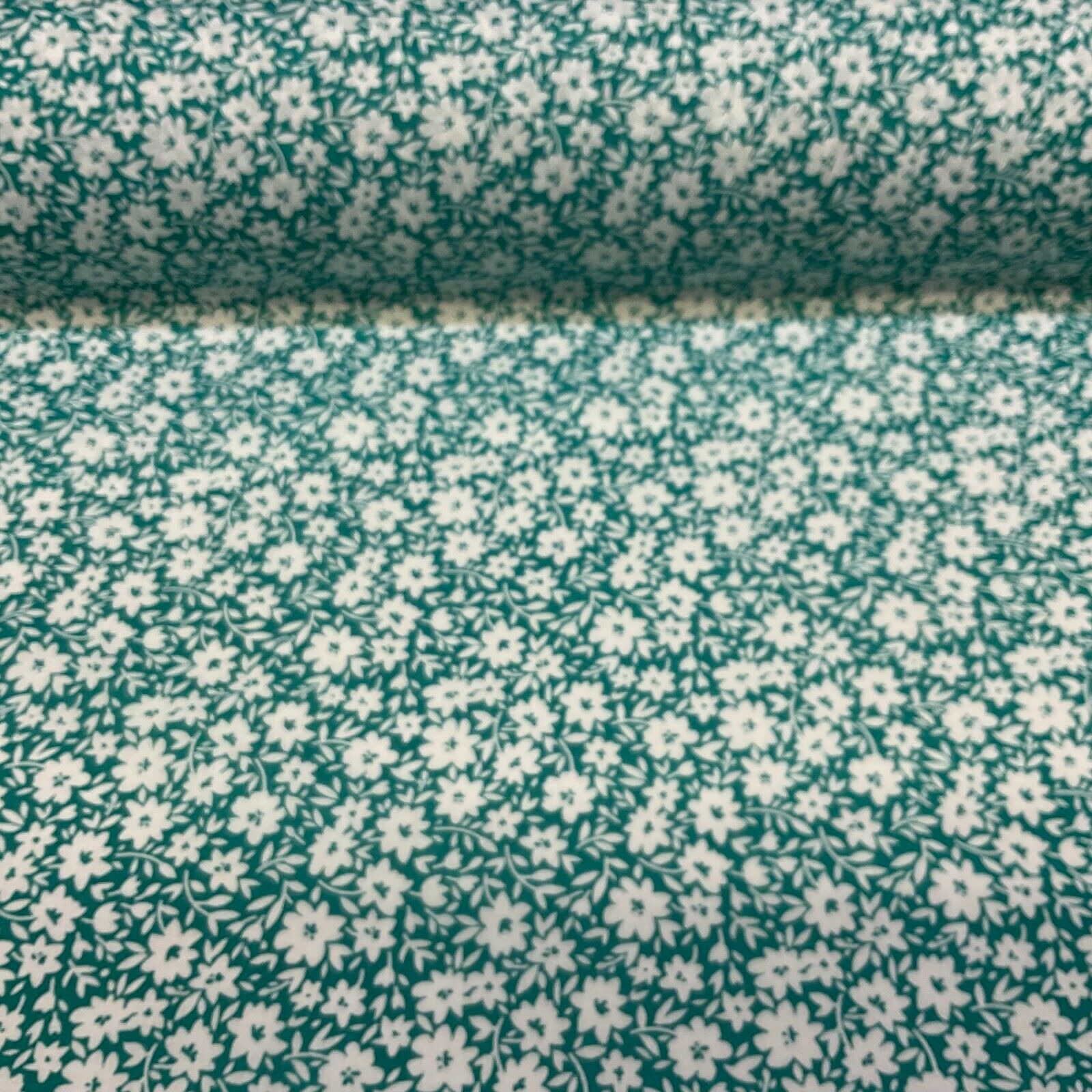Small Floral ditsy Poly cotton printed lightweight fabric M1615