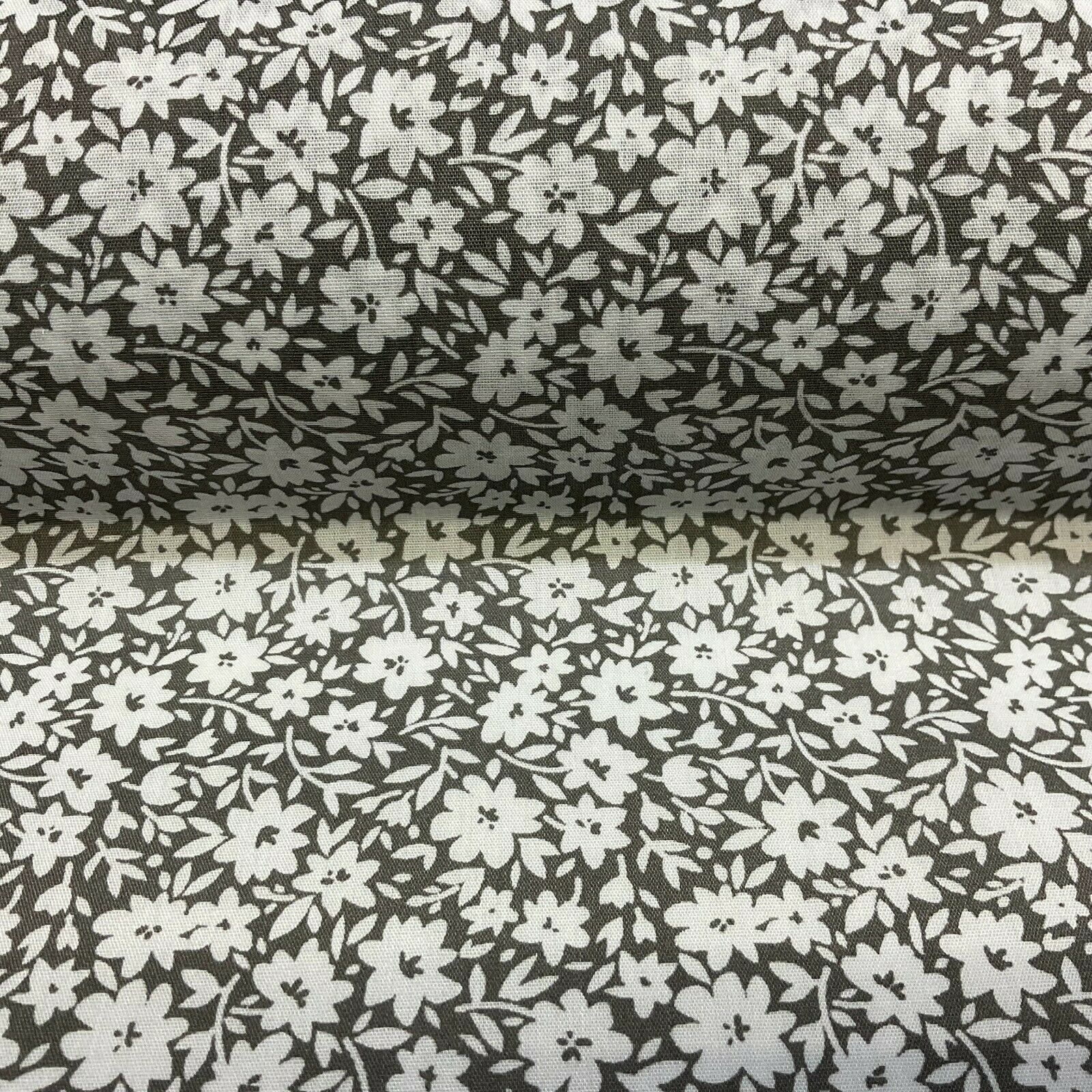 Small Floral ditsy Poly cotton printed lightweight fabric M1615