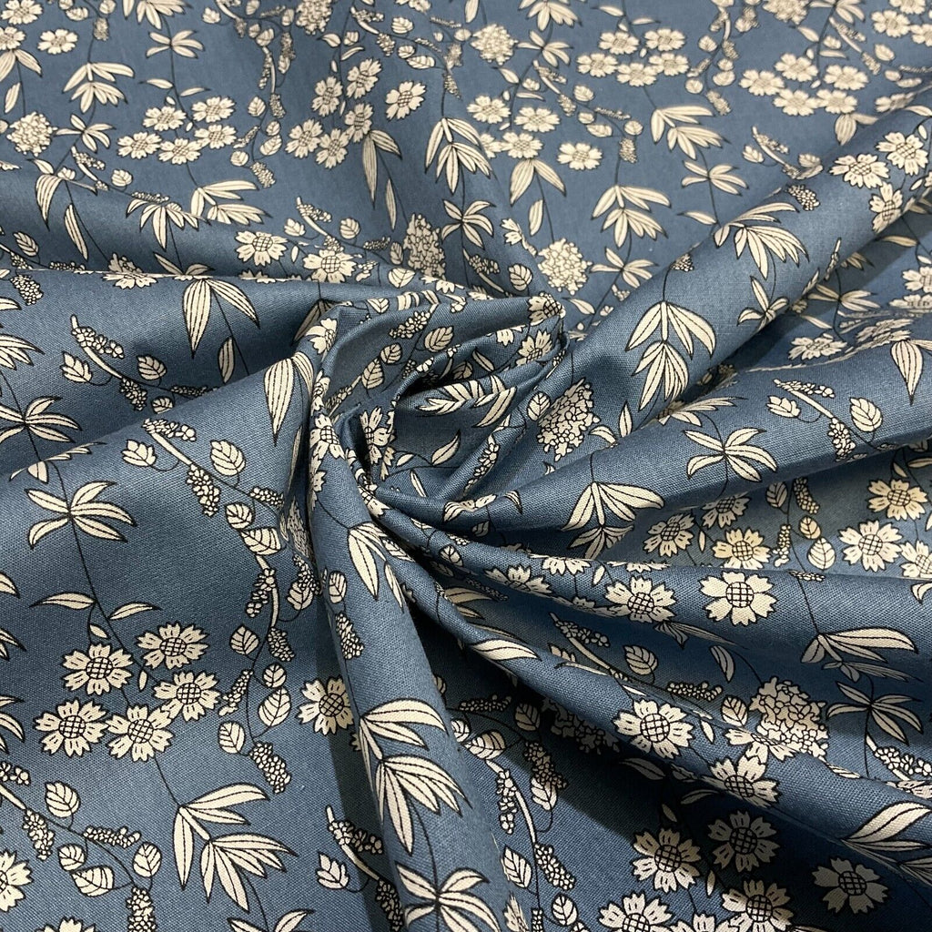 Soft Touch 100% Cotton small Floral printed dress fabric M1649