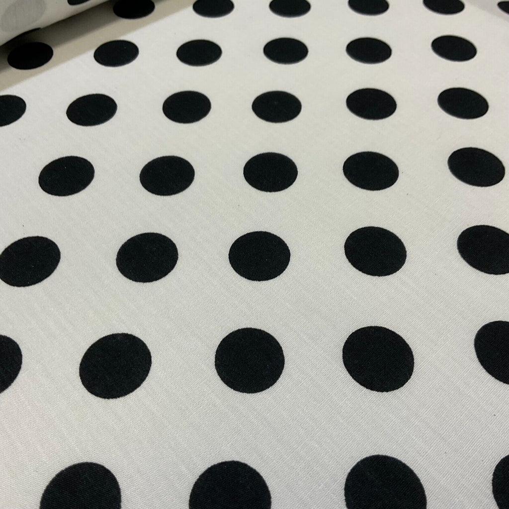 Soft Touch 100% Cotton Polka dot spot dotted printed dress fabric M1648