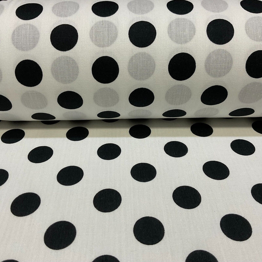 Soft Touch 100% Cotton Polka dot spot dotted printed dress fabric M1648