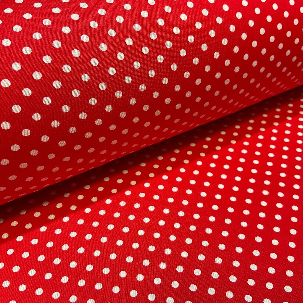 Soft Touch 100% Cotton 4mm pin Spot Dot printed dress fabric M1646