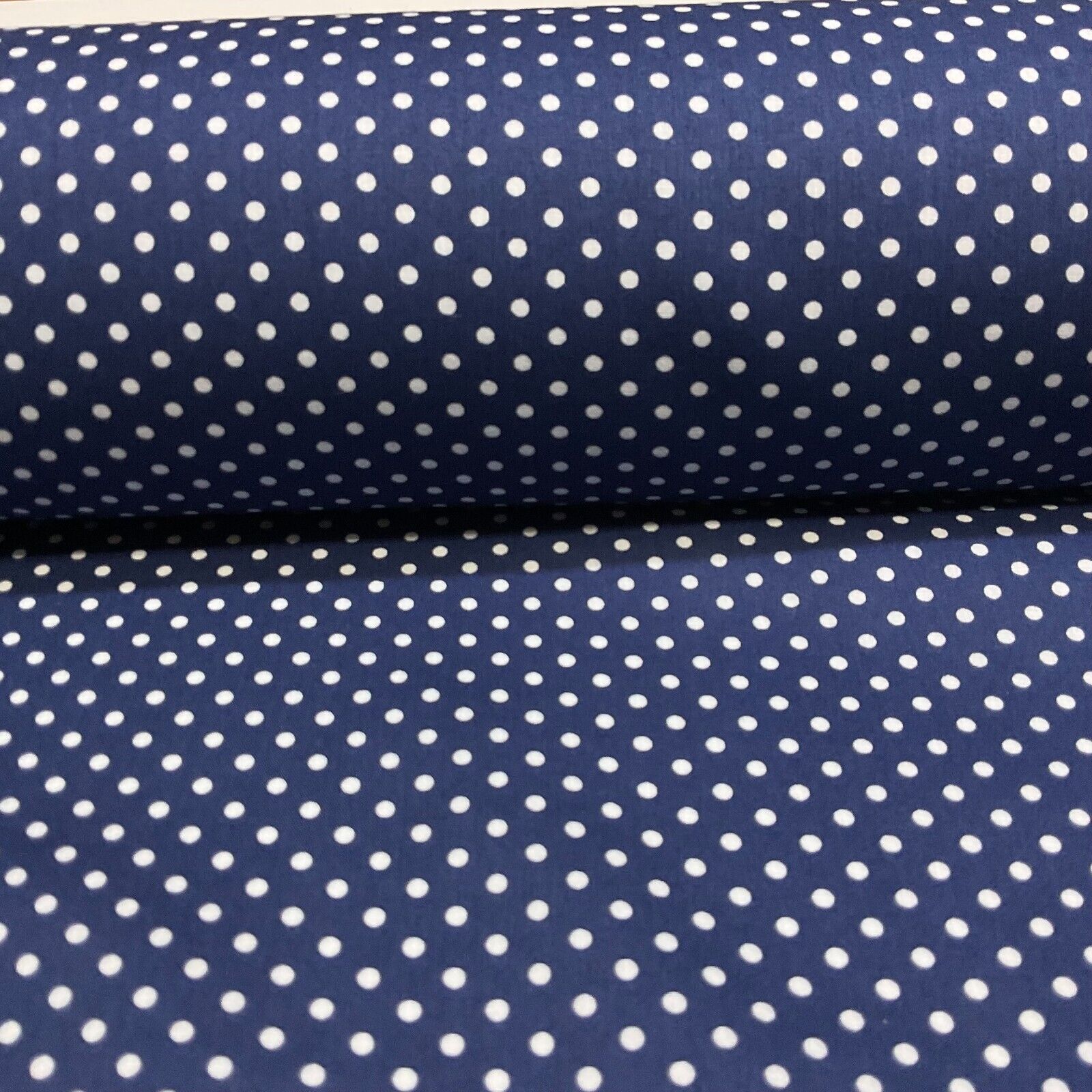 Soft Touch 100% Cotton 4mm pin Spot Dot printed dress fabric M1646