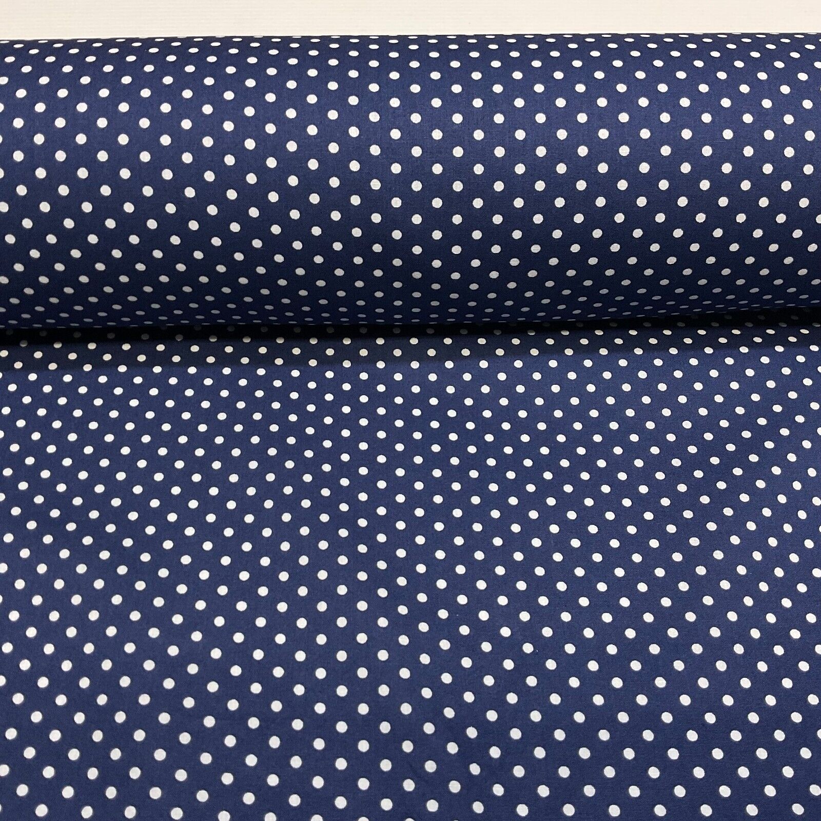 Soft Touch 100% Cotton 4mm pin Spot Dot printed dress fabric M1646