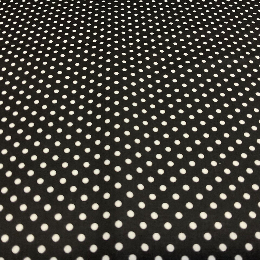 Soft Touch 100% Cotton 4mm pin Spot Dot printed dress fabric M1646