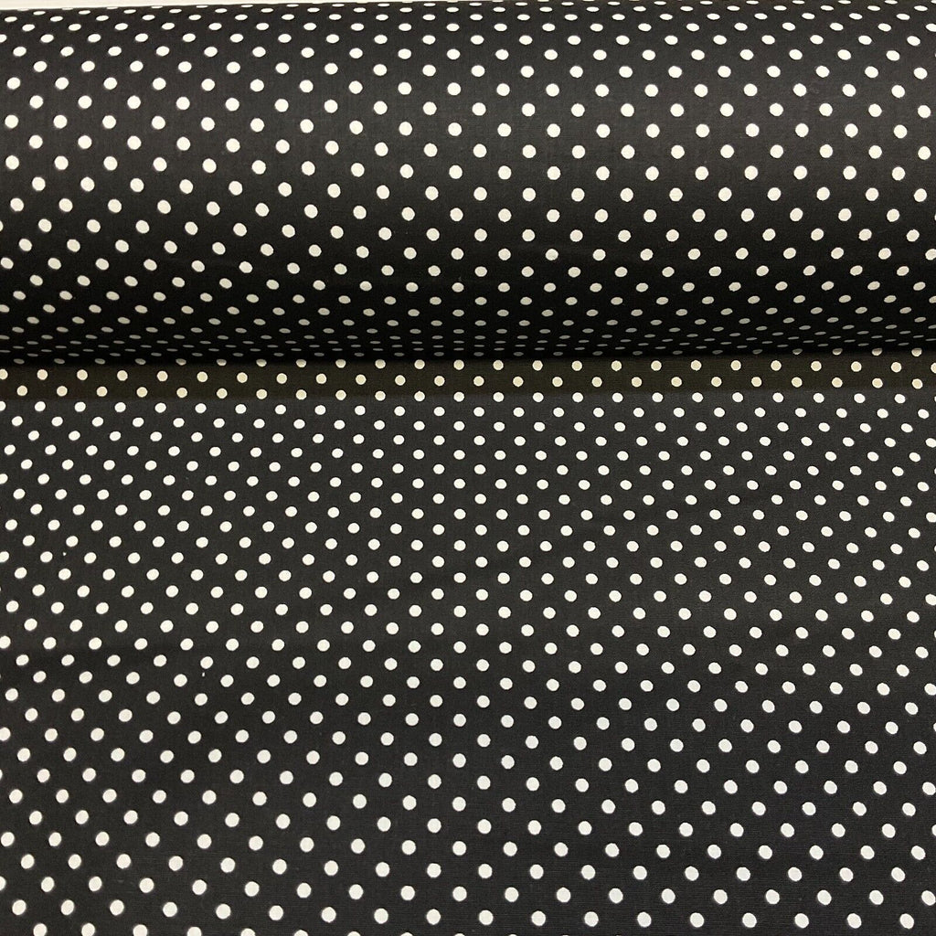 Soft Touch 100% Cotton 4mm pin Spot Dot printed dress fabric M1646