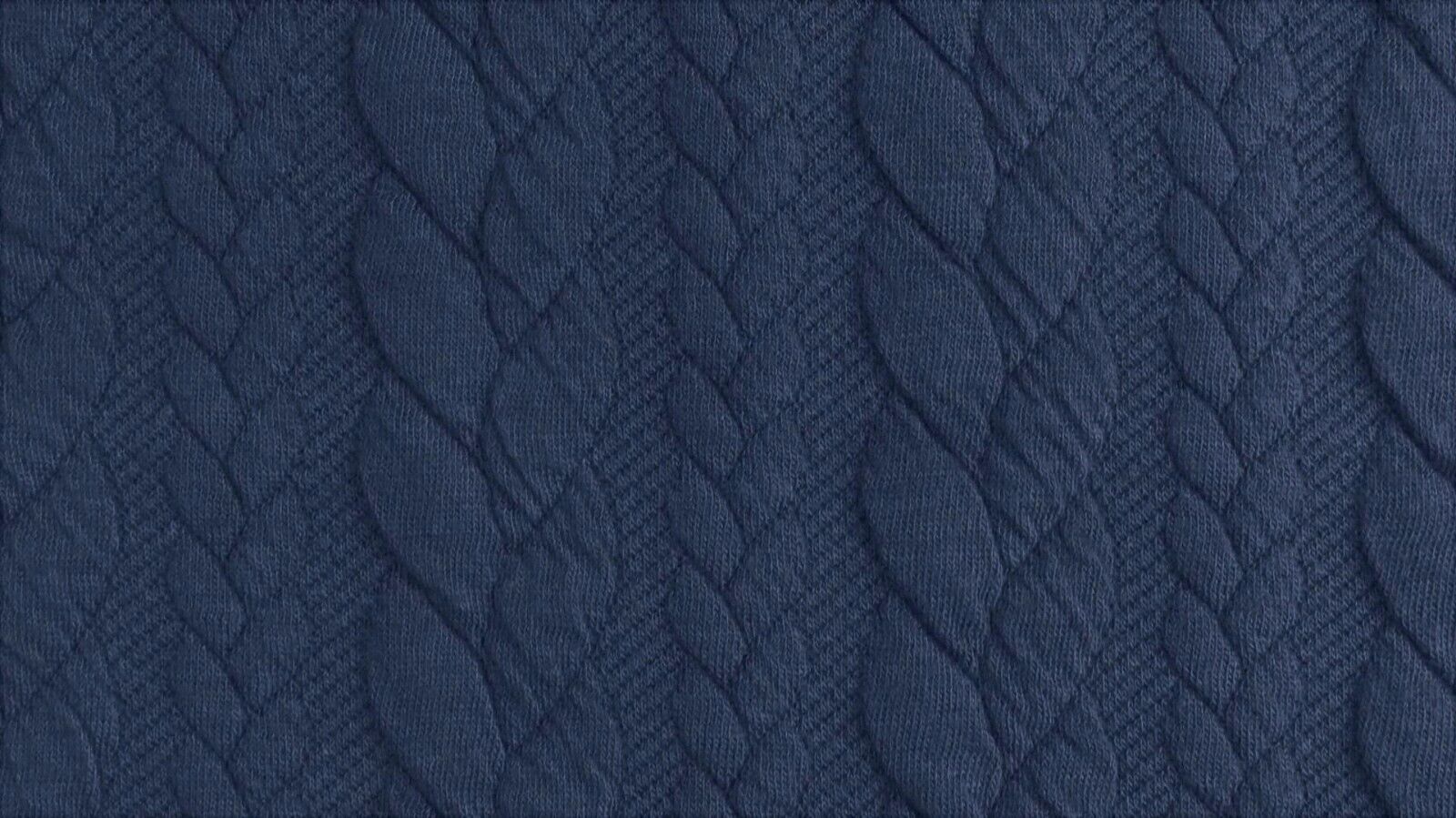 Plain Cable Knit Jersey ideal for jumpers cardigans sweaters Fabric M1659
