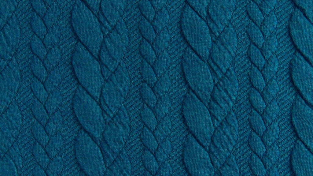 Plain Cable Knit Jersey ideal for jumpers cardigans sweaters Fabric M1659