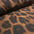 Animal Print printed chiffon leopard brown sewing scarf  fabric M1613