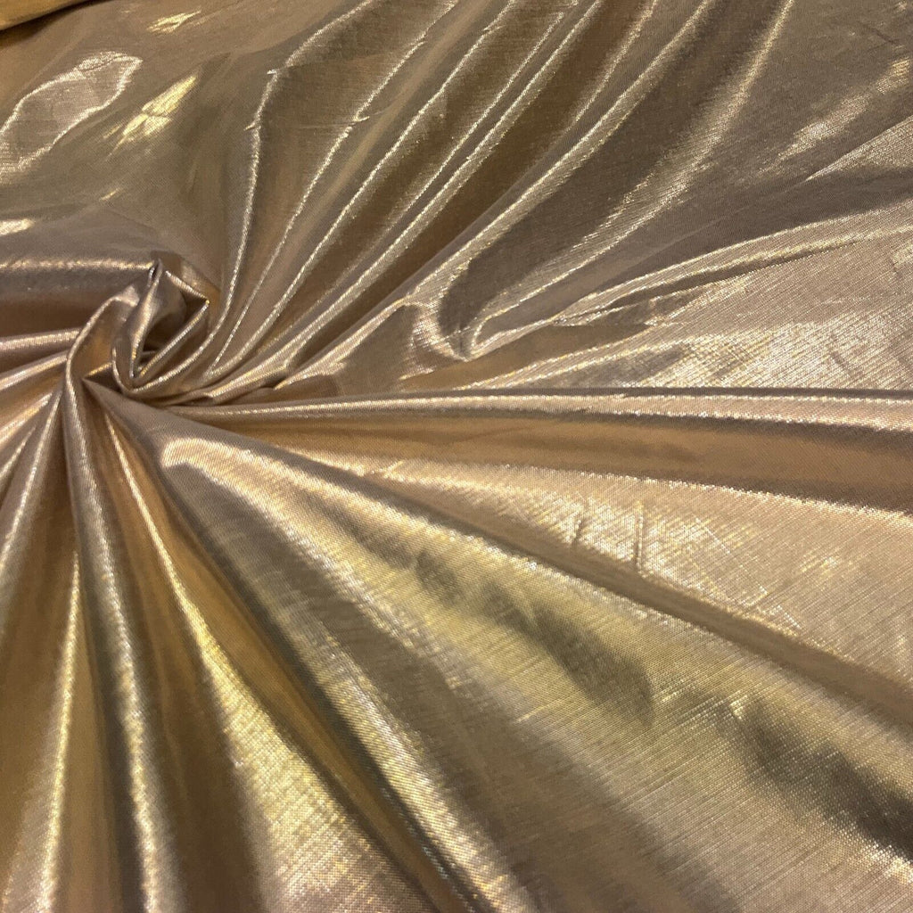 Metallic Lurex shiny foil lame fancy costume dress craft fabric M1669