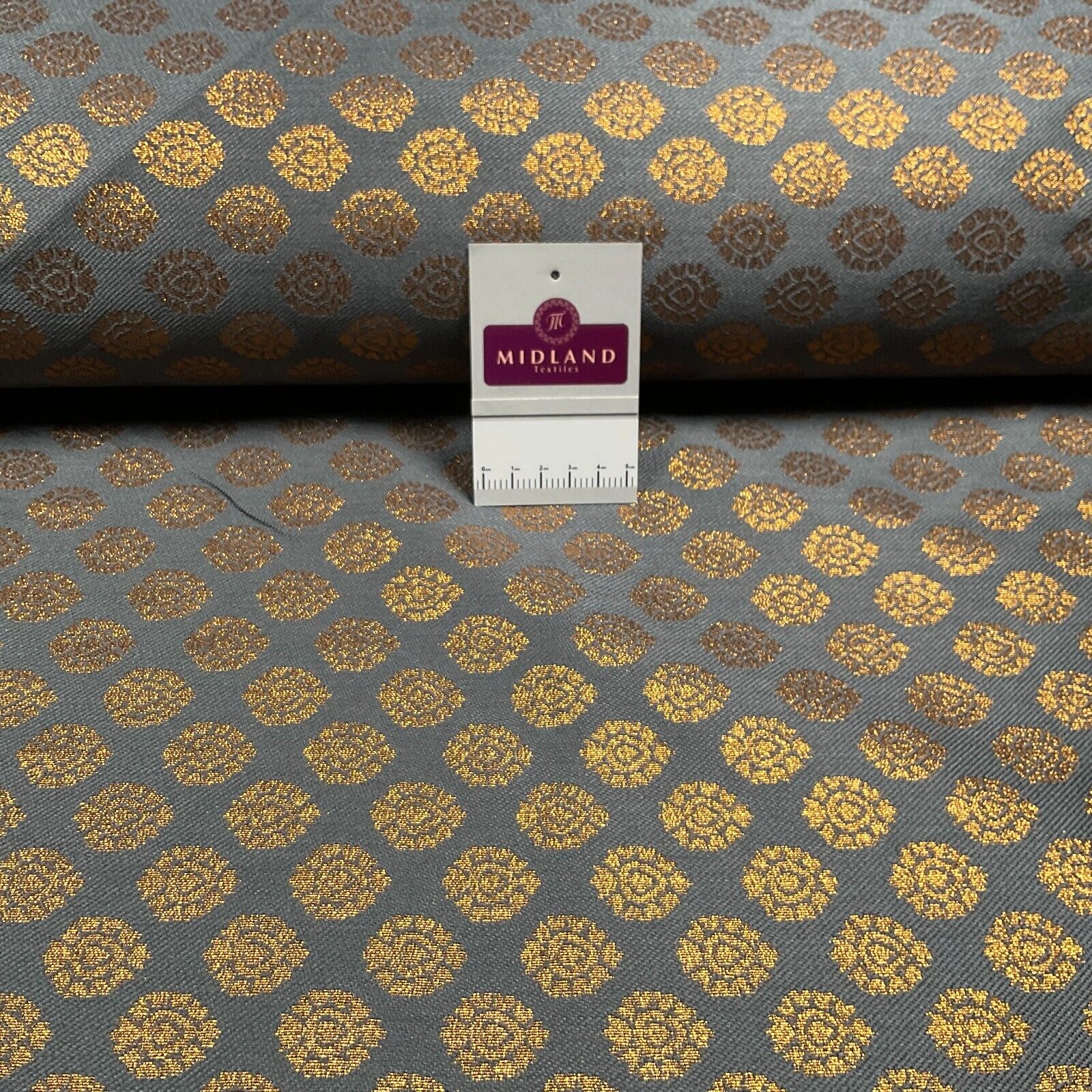 Indian Banarsi fabric Brocade Geometric waistcoat wedding 125cm wide M1688