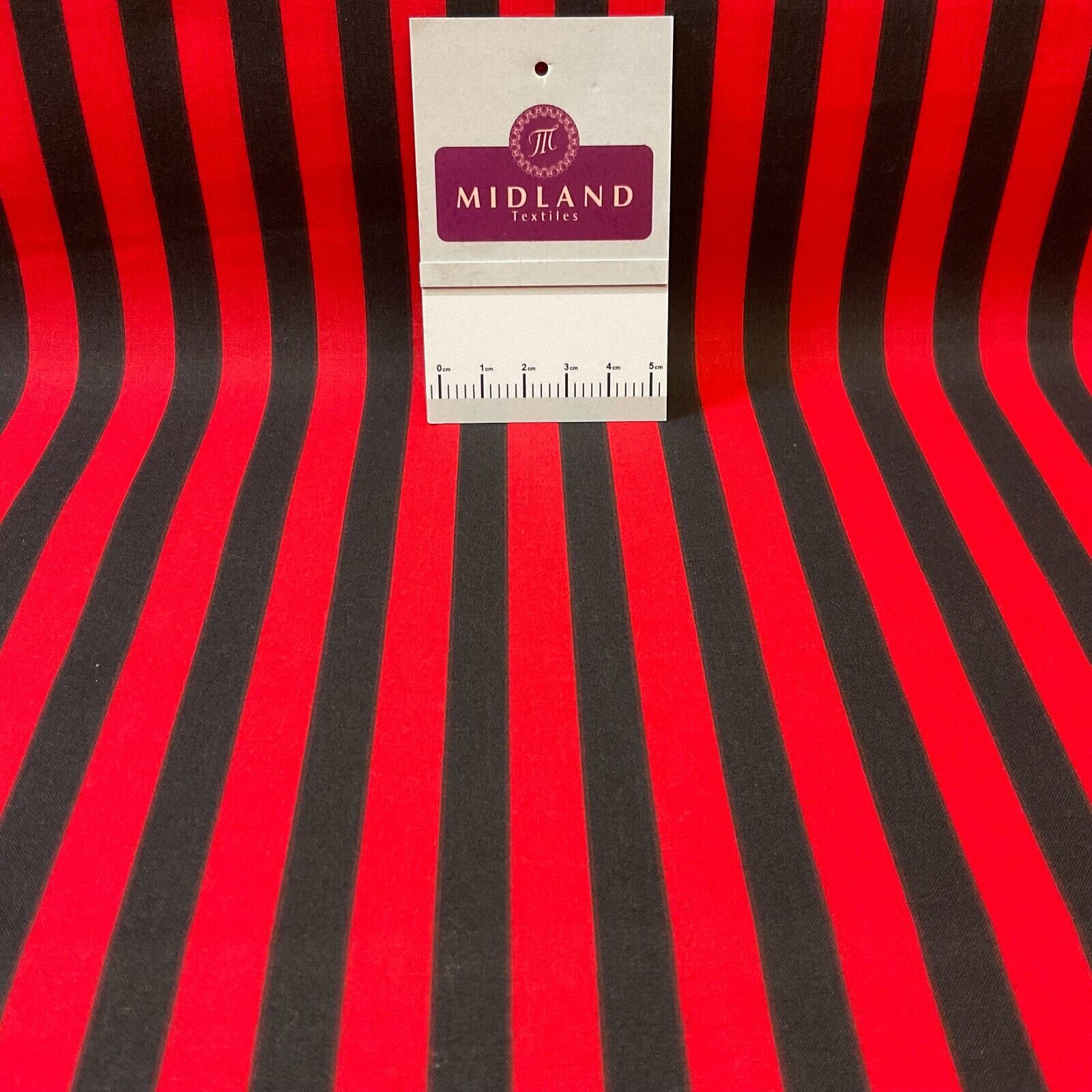 Stripped fabric nautical stripe Poly cotton printed M1707