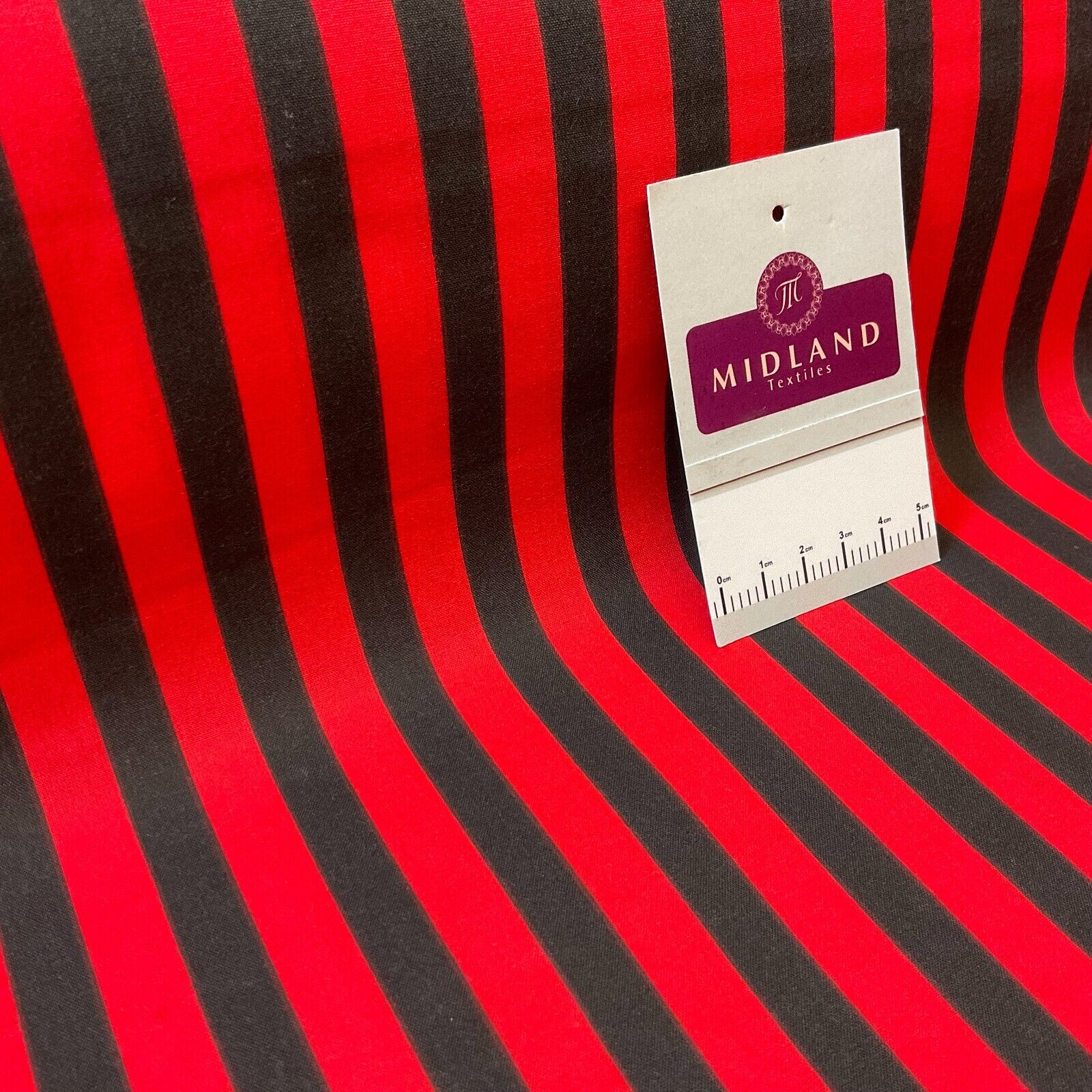 Stripped fabric nautical stripe Poly cotton printed M1707