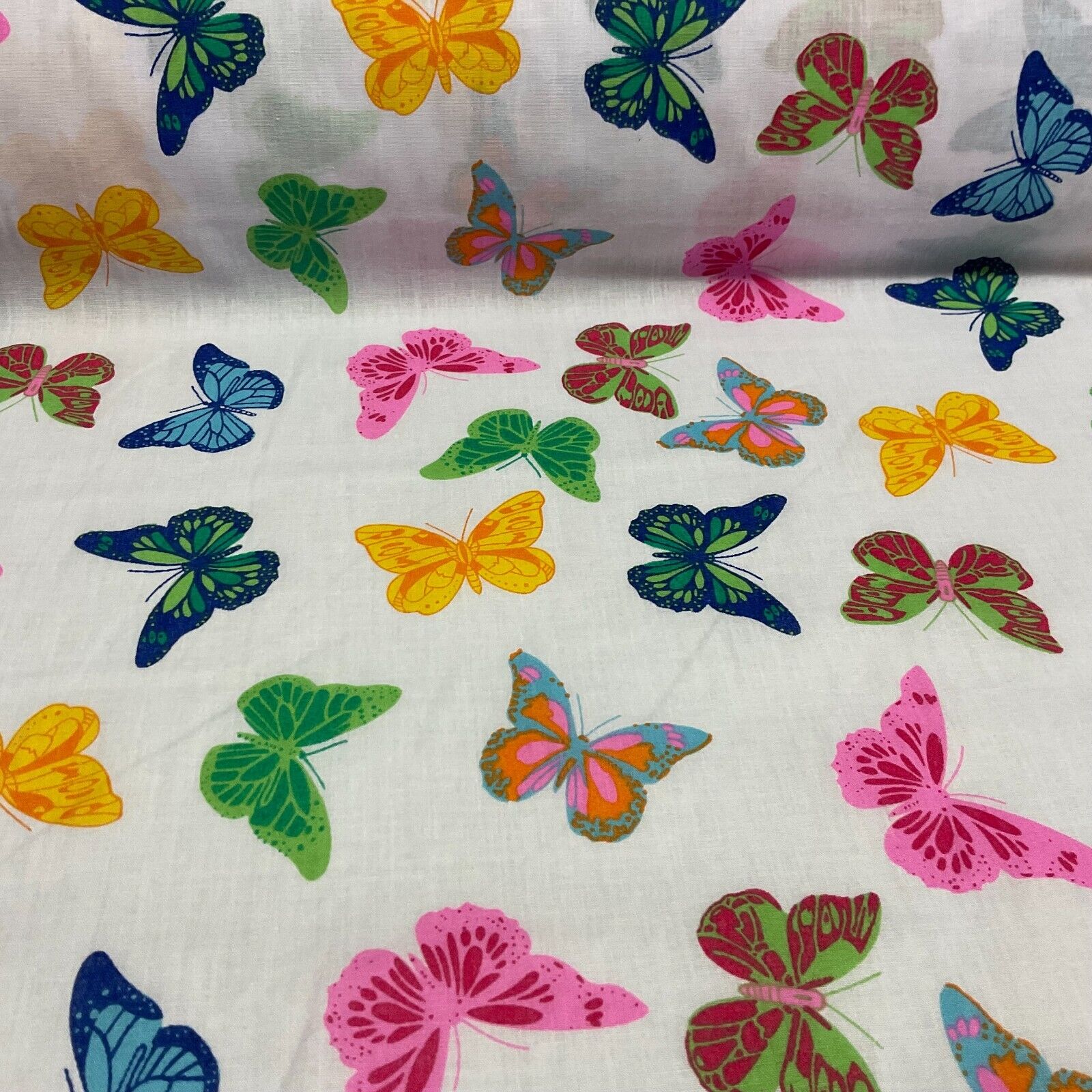 Butterflies Butterfly Insect Children's Poly cotton printed fabric 110cm M1703
