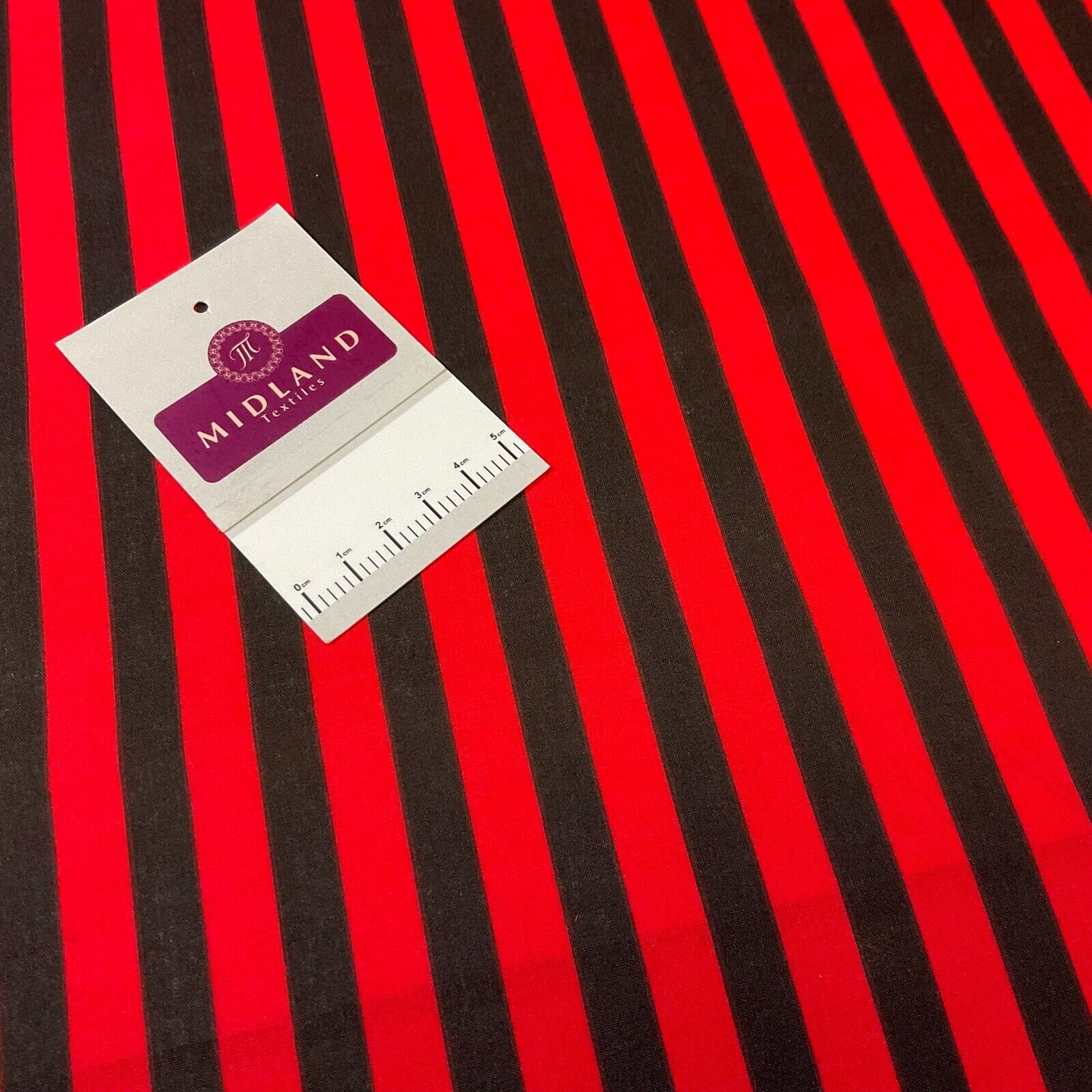 Stripped fabric nautical stripe Poly cotton printed M1707