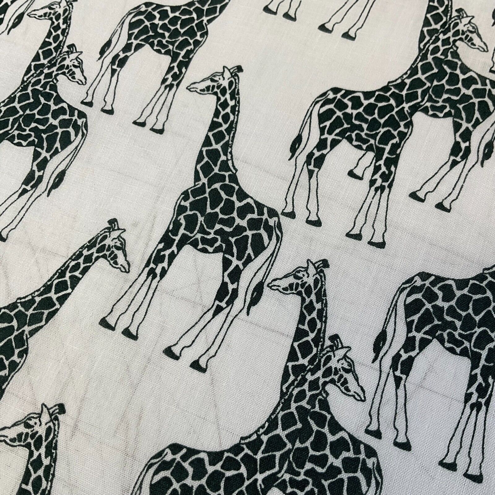 Giraffe Animals  Poly cotton printed fabric 110cm Wide M1706