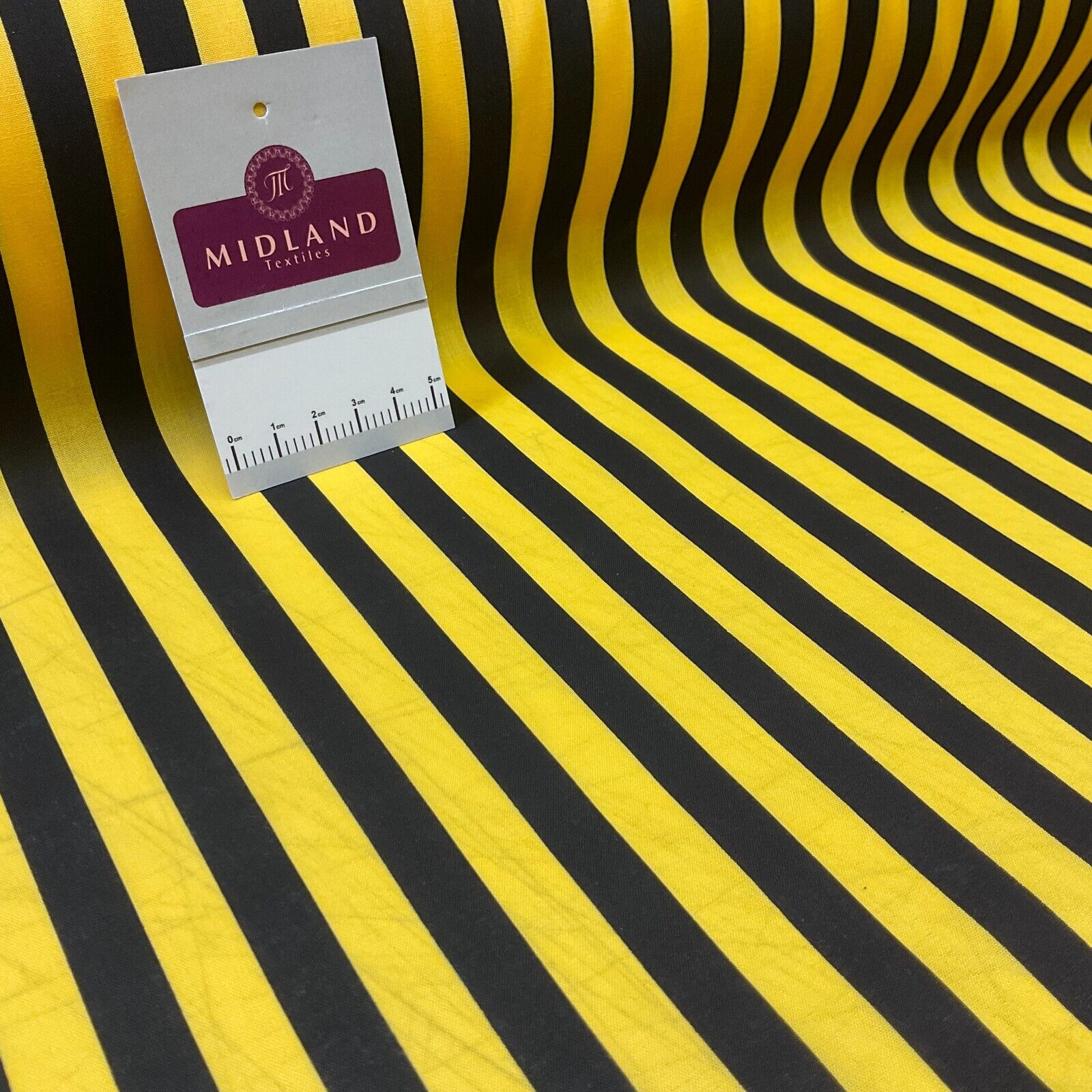 Stripped fabric nautical stripe Poly cotton printed M1707