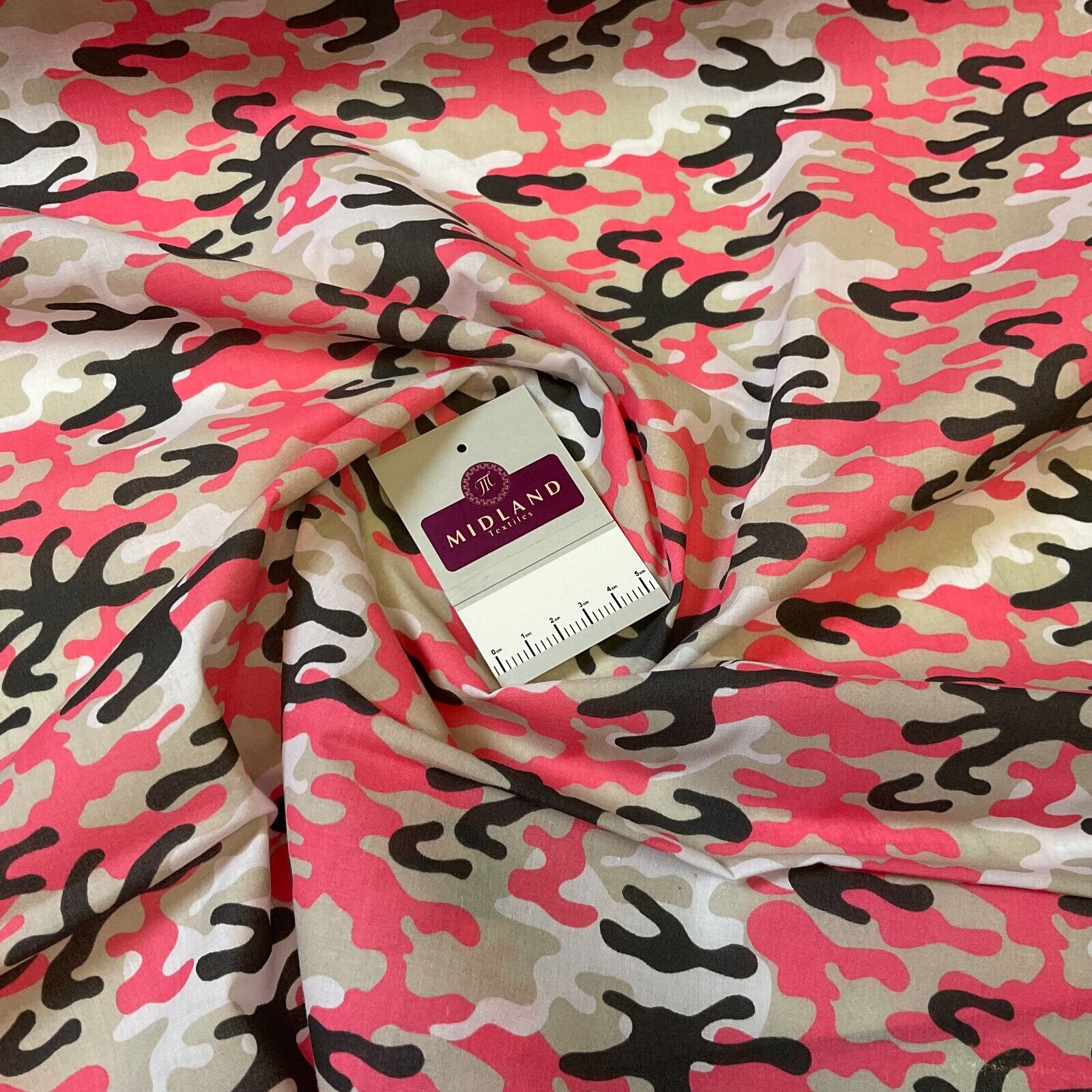 Camouflage fabric army military Poly cotton printed fabric 110cm Wide M1708