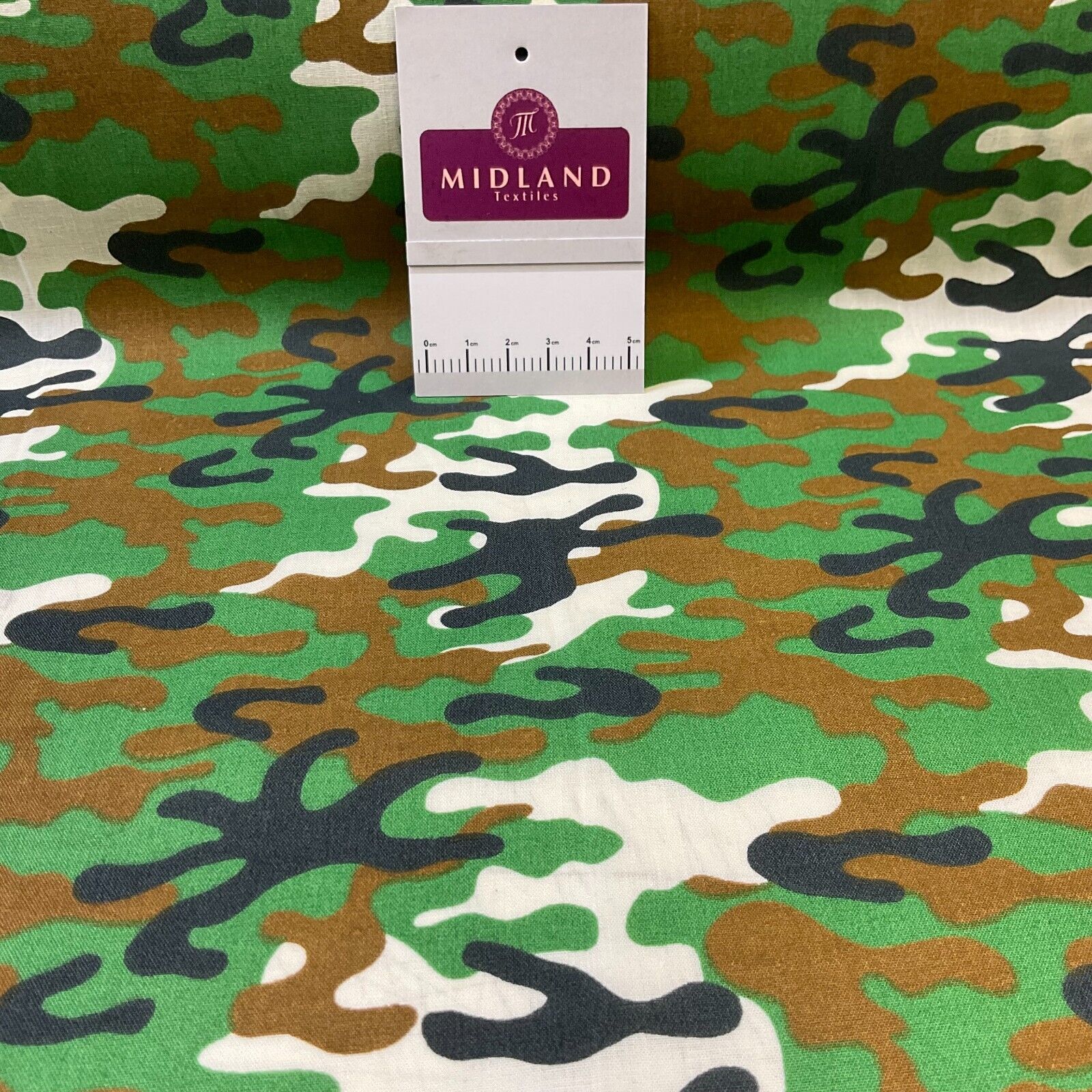 Camouflage fabric army military Poly cotton printed fabric 110cm Wide M1708