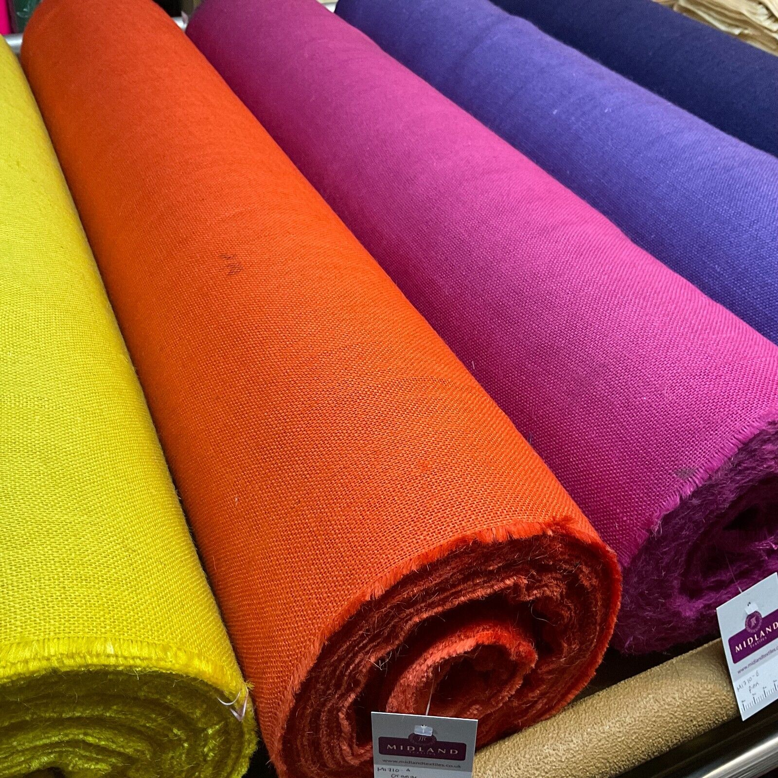 100% Coloured  Natural Jute Hessian Craft Ideal for Upholstery Fabric Sacks M1710