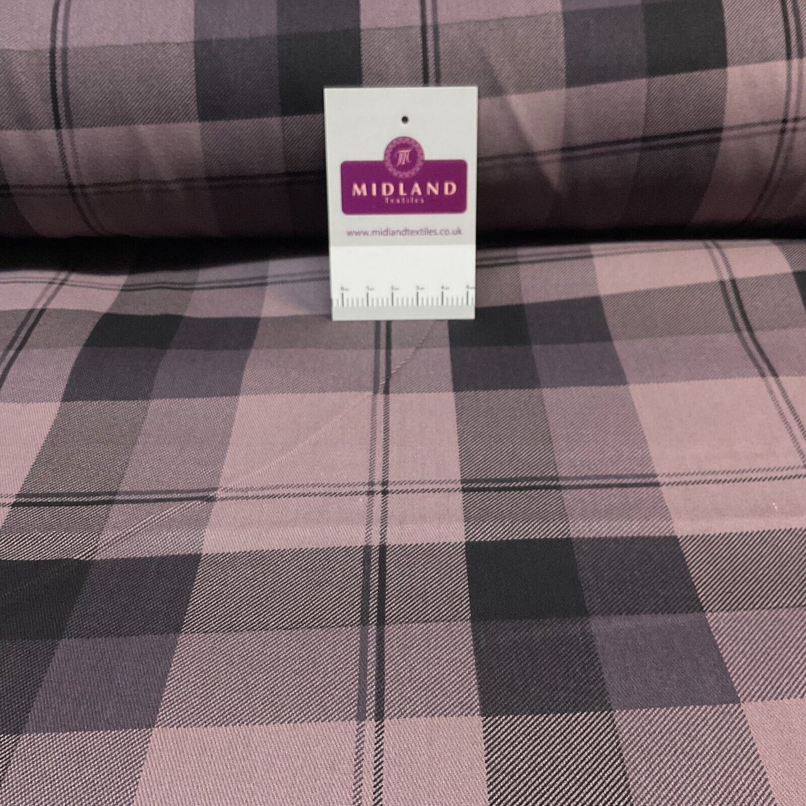 Plaid Scottish tartan Check Cotton Drill upholstery workwear Fabric 150 cm M1718