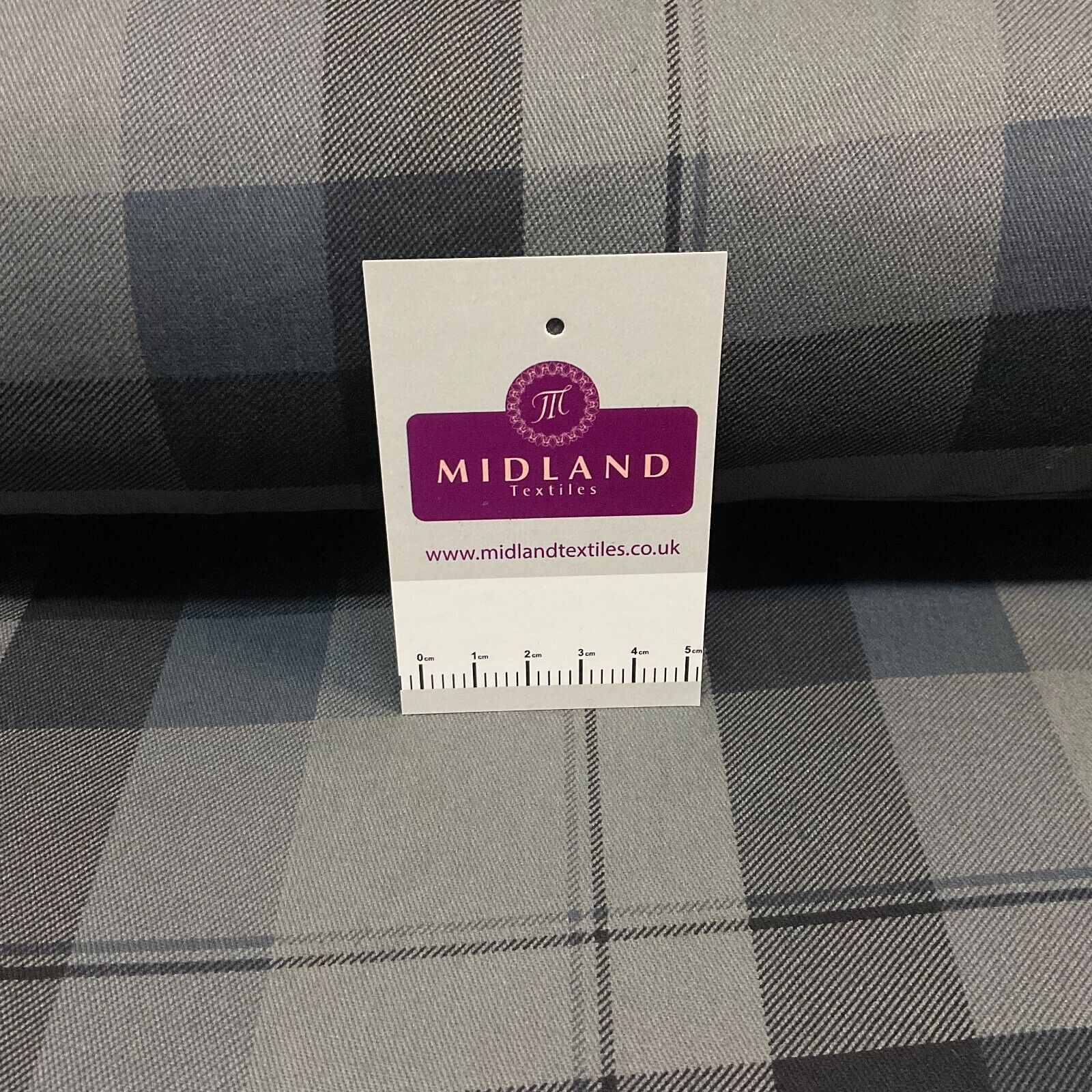 Plaid Scottish tartan Check Cotton Drill upholstery workwear Fabric 150 cm M1718