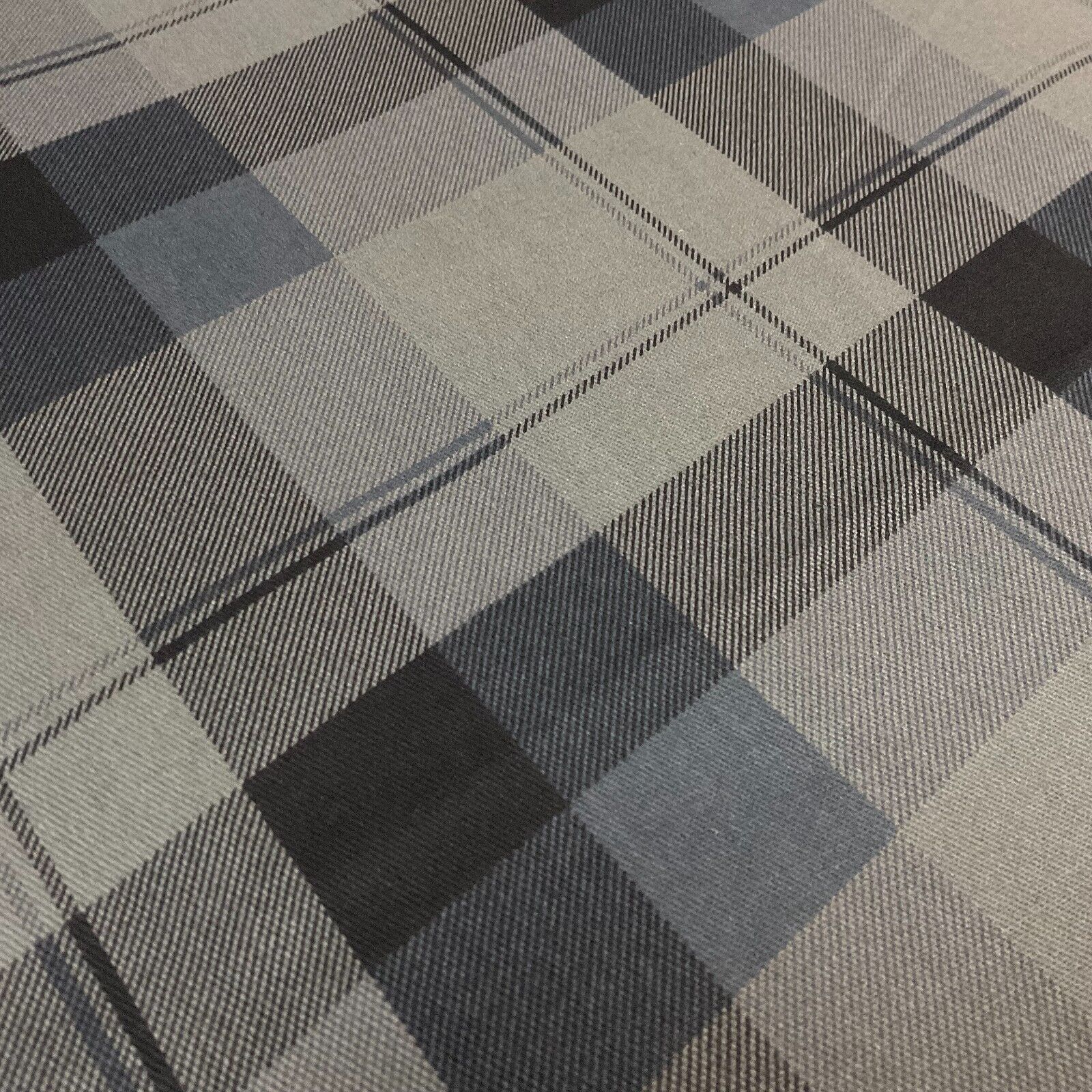 Plaid Scottish tartan Check Cotton Drill upholstery workwear Fabric 150 cm M1718