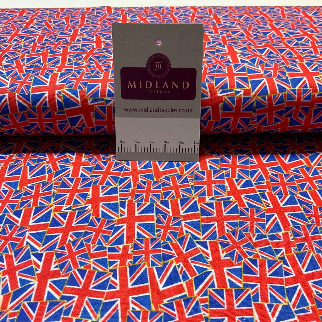 British Coronation Theme 100% cotton printed Quilting fabric M1722