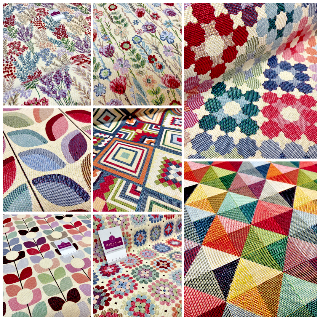 Cotton Rich Woven Tapestry Upholstery  Furniture Curtain cushion fabric M1725