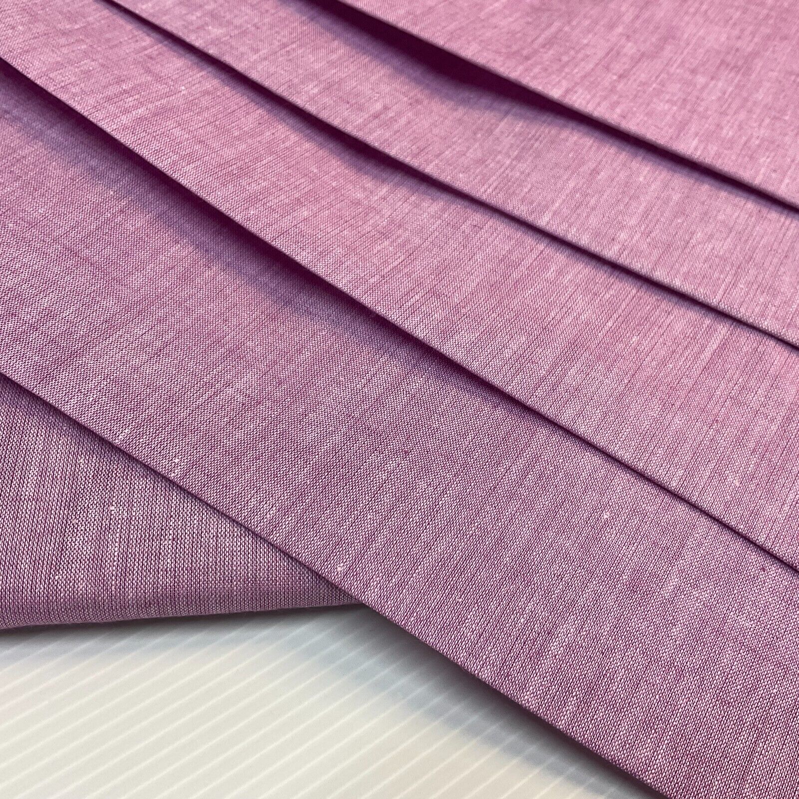 Plain Summer Pastel Linen Look dress fabric 44 inches wide M1726