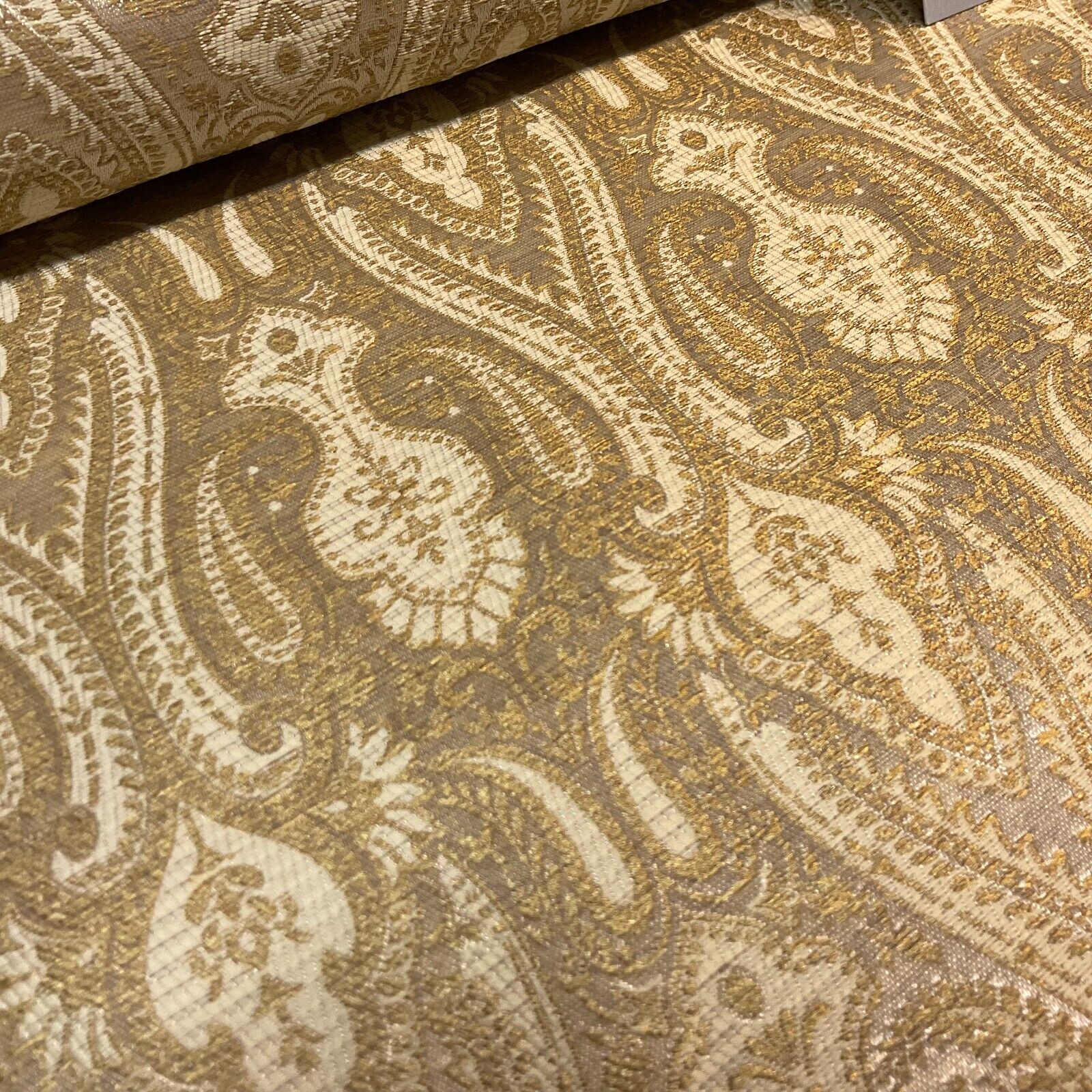 Indian Banarsi Brocade wedding double paisley ornate fabric 150cm wide M1728