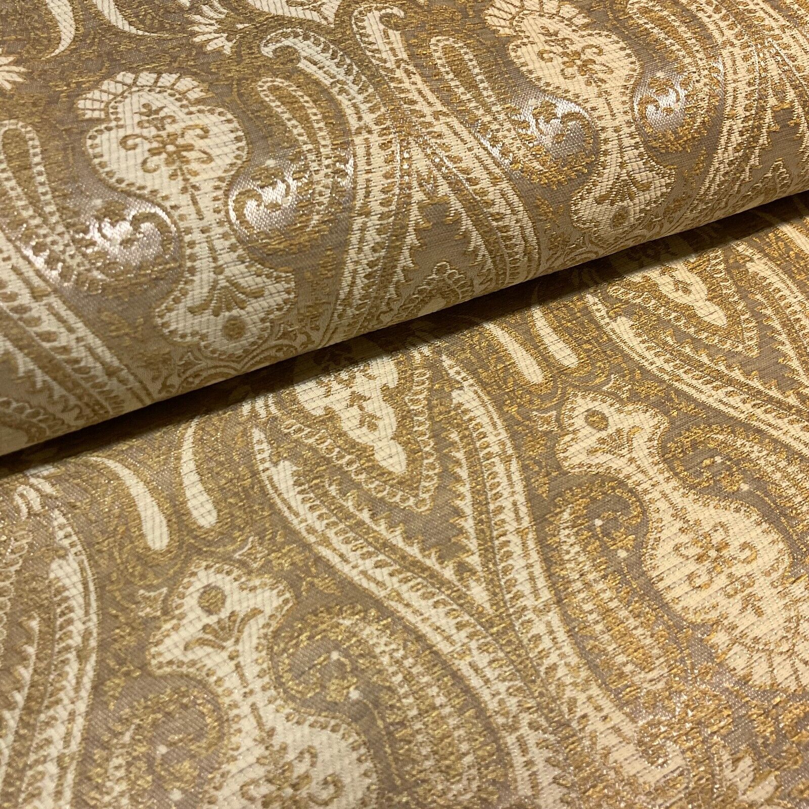 Indian Banarsi Brocade wedding double paisley ornate fabric 150cm wide M1728