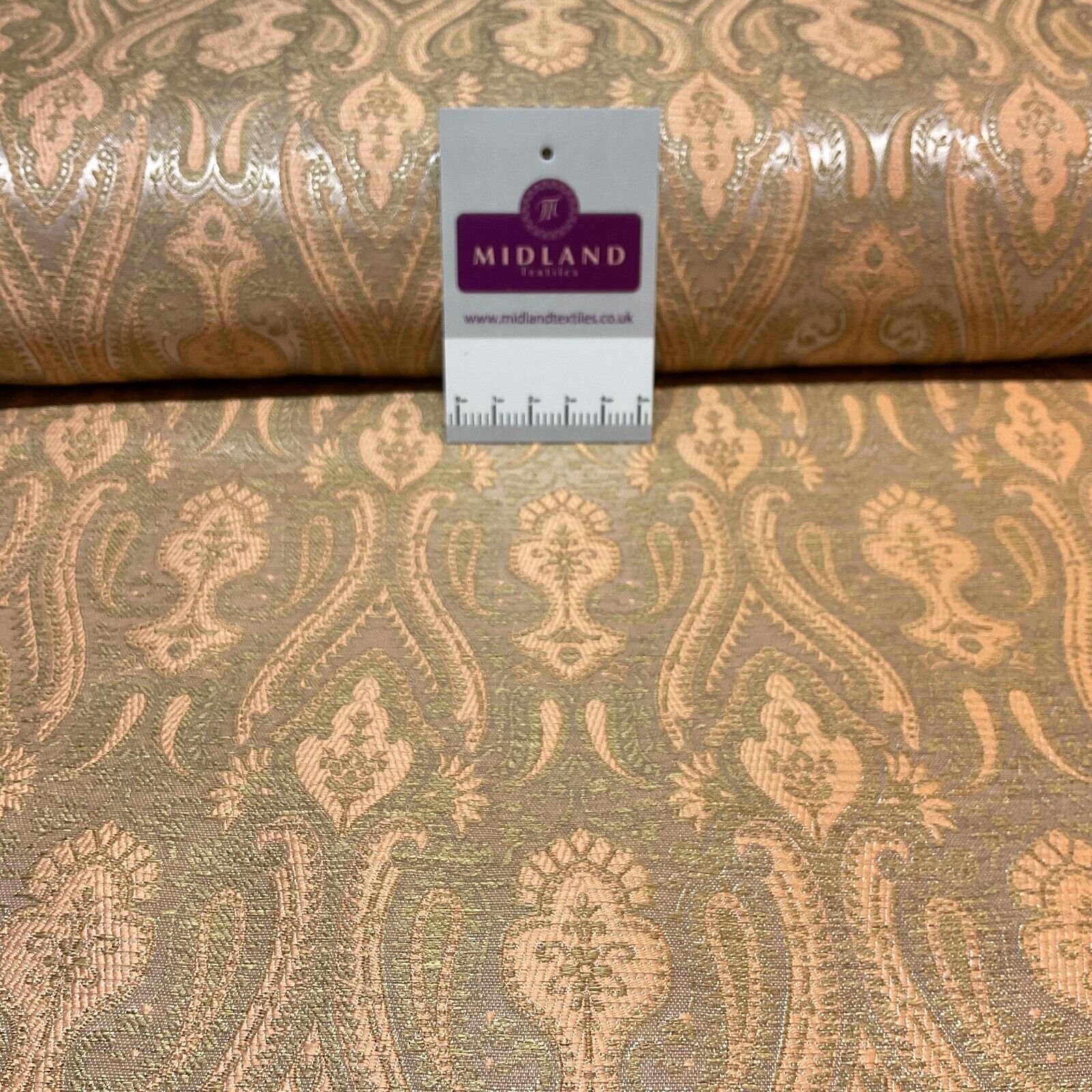 Indian Banarsi Brocade wedding double paisley ornate fabric 150cm wide M1728