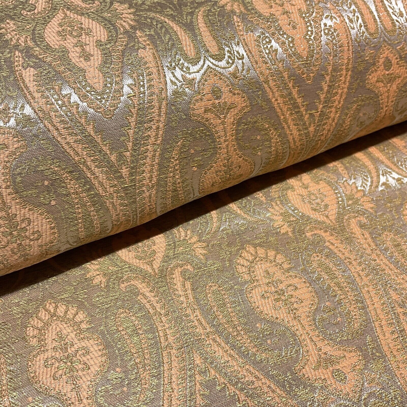 Indian Banarsi Brocade wedding double paisley ornate fabric 150cm wide M1728