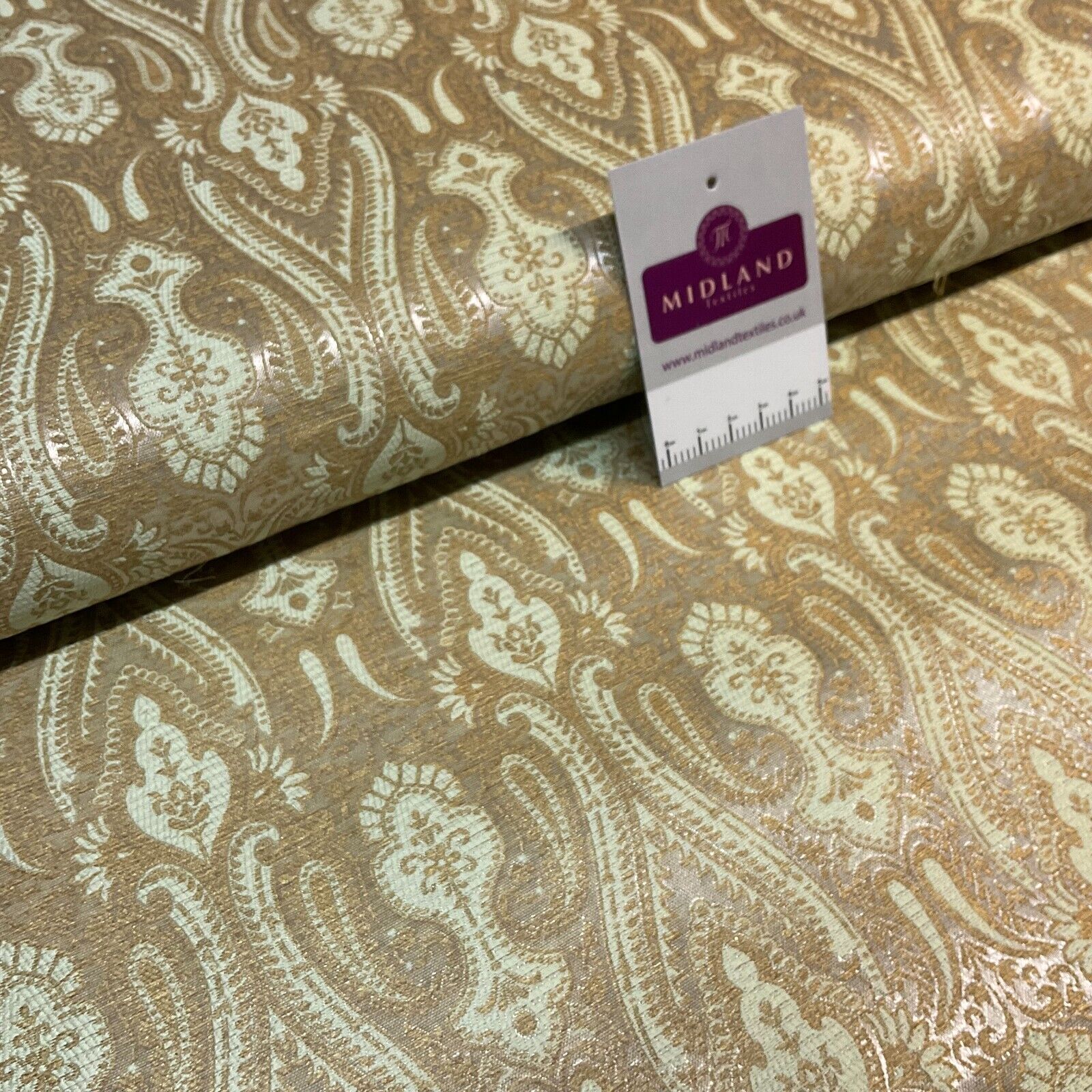 Indian Banarsi Brocade wedding double paisley ornate fabric 150cm wide M1728