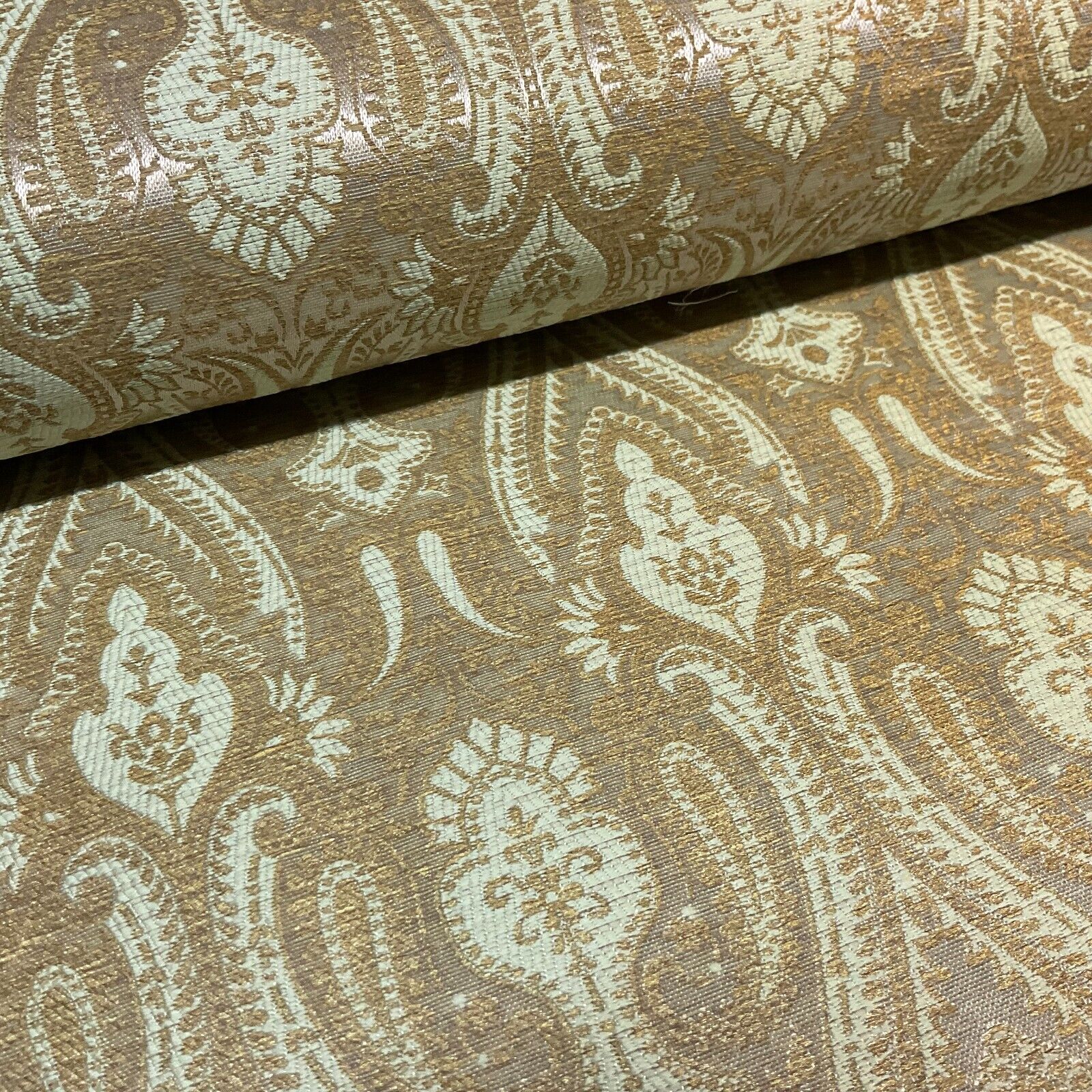 Indian Banarsi Brocade wedding double paisley ornate fabric 150cm wide M1728