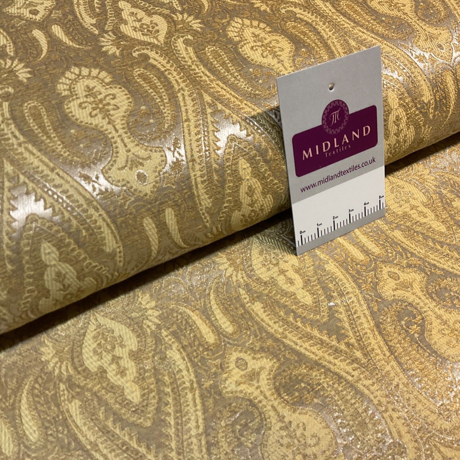 Indian Banarsi Brocade wedding double paisley ornate fabric 150cm wide M1728