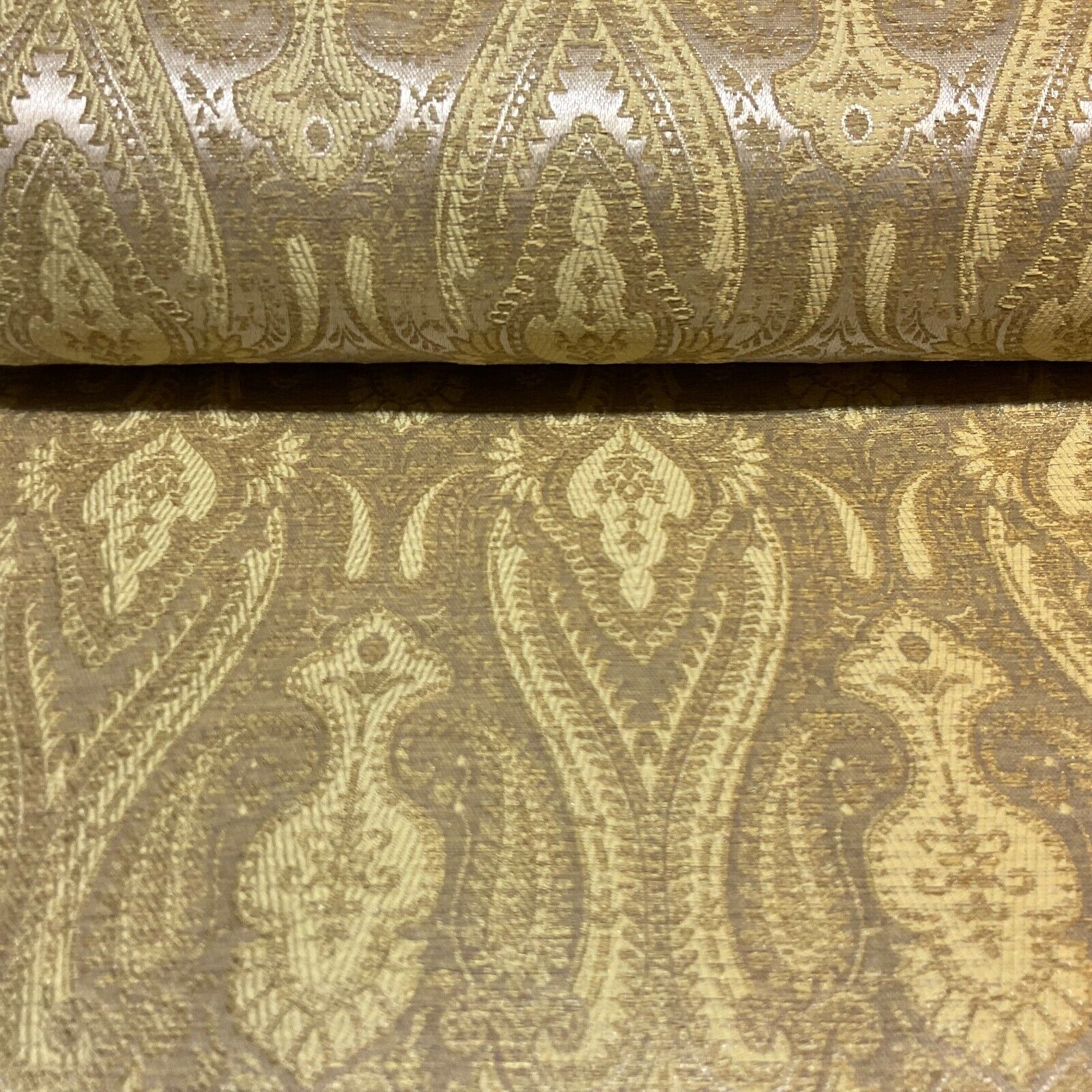 Indian Banarsi Brocade wedding double paisley ornate fabric 150cm wide M1728