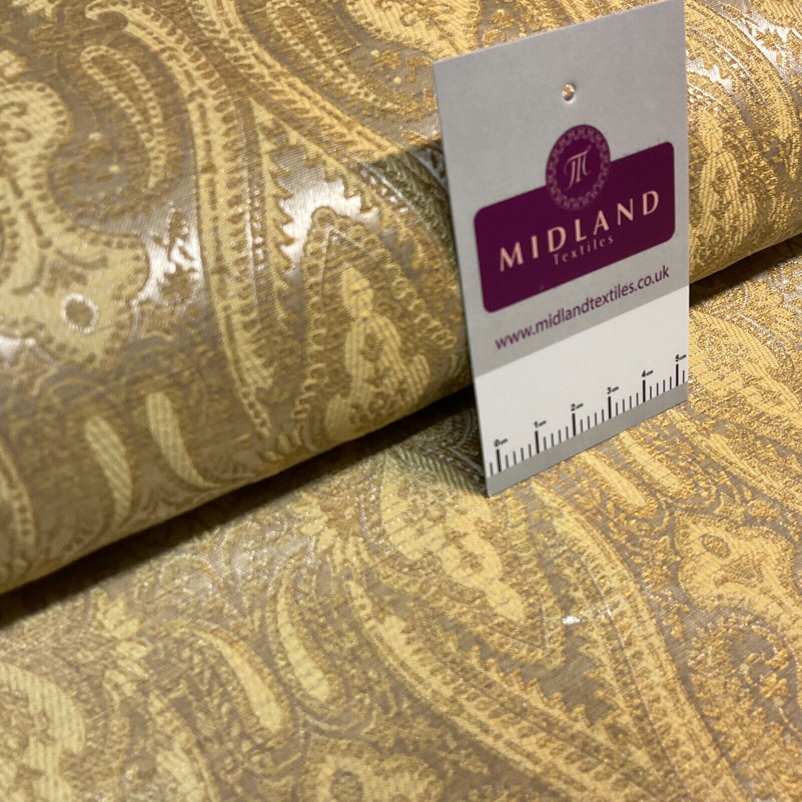 Indian Banarsi Brocade wedding double paisley ornate fabric 150cm wide M1728