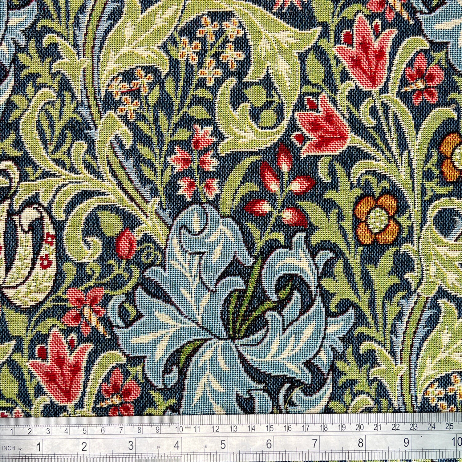 William Morris Woven Tapestry Upholstery  Furniture Curtain cushion fabric M1781