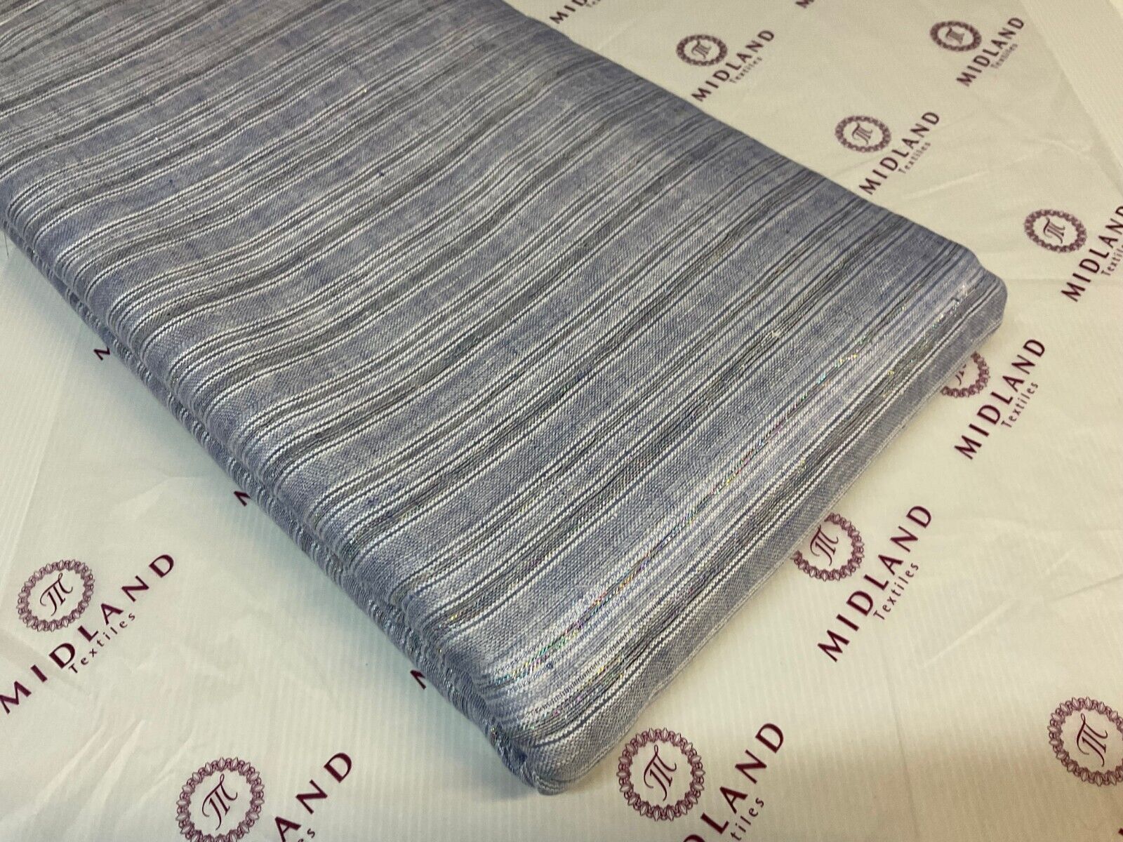 Stripped Handloom Linen dress Fabric 114cm wide M1771 Stripped Handloom Linen dress Fabric 114cm wide M1771