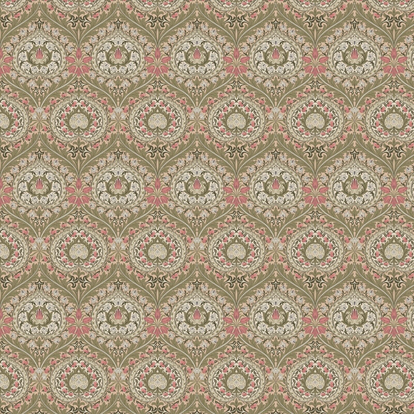 William Morris Ornamental Upholstery Furniture Curtain cushion fabric M1793