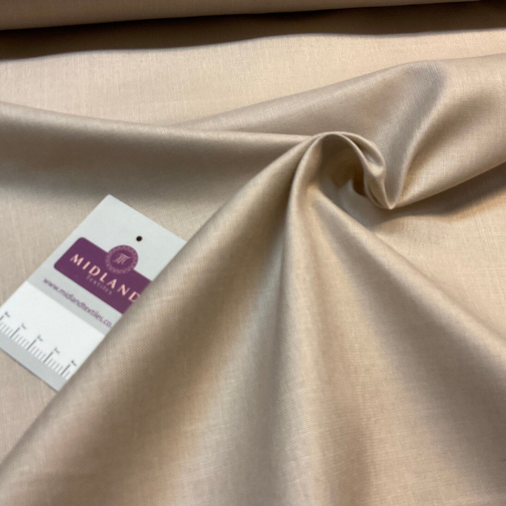 Plain Faux linen Lightweight dress fabric M1800